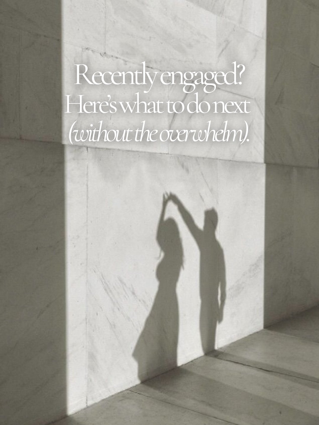 Did you recently engaged this past holiday season and not sure where to start? 💍

Between Pinterest boards, vendor emails, and all the pretty details, wedding planning can feel overwhelming fast (trust us, we get it!).

This is your reminder that yo