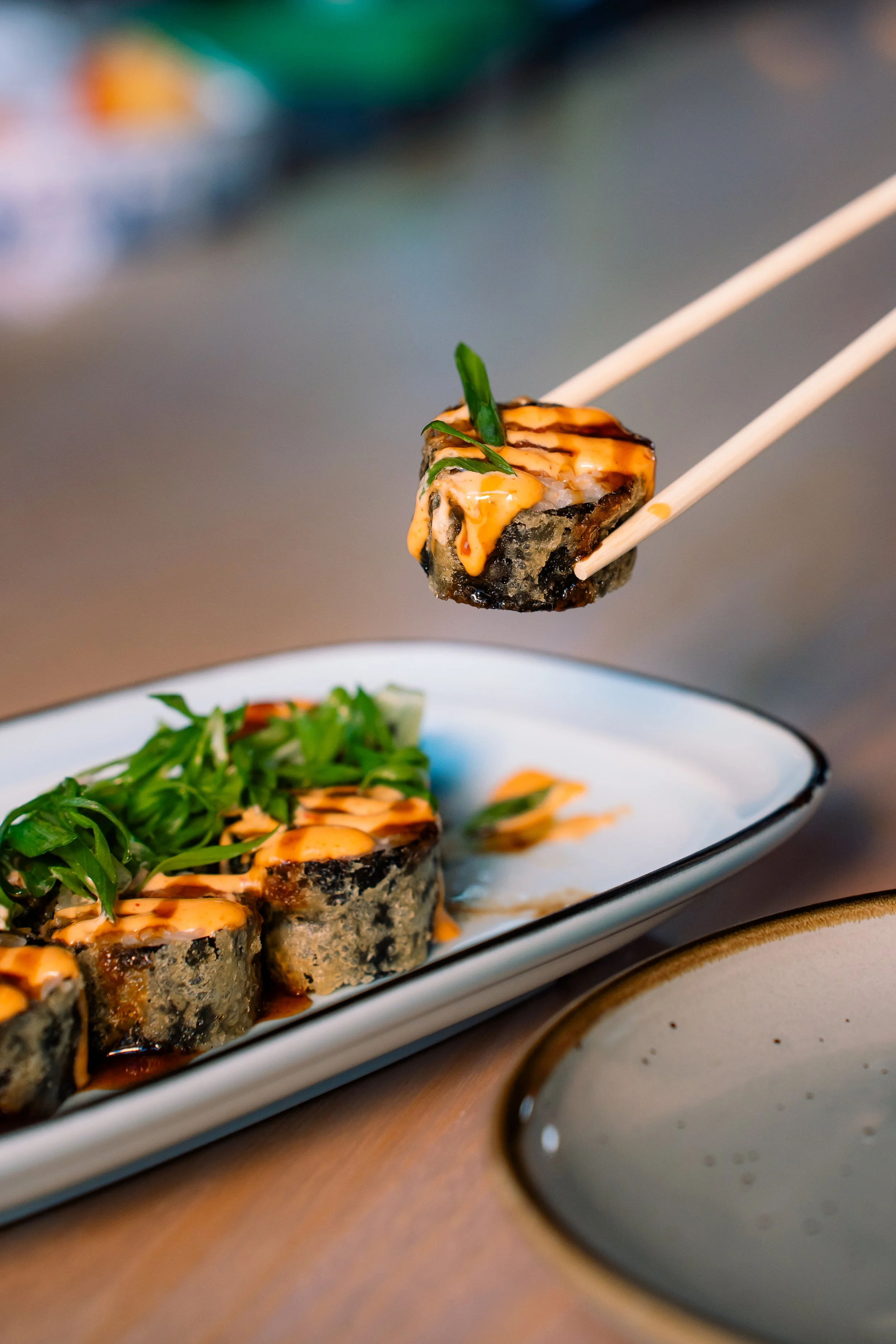 Crispy Chili Salmon Roll