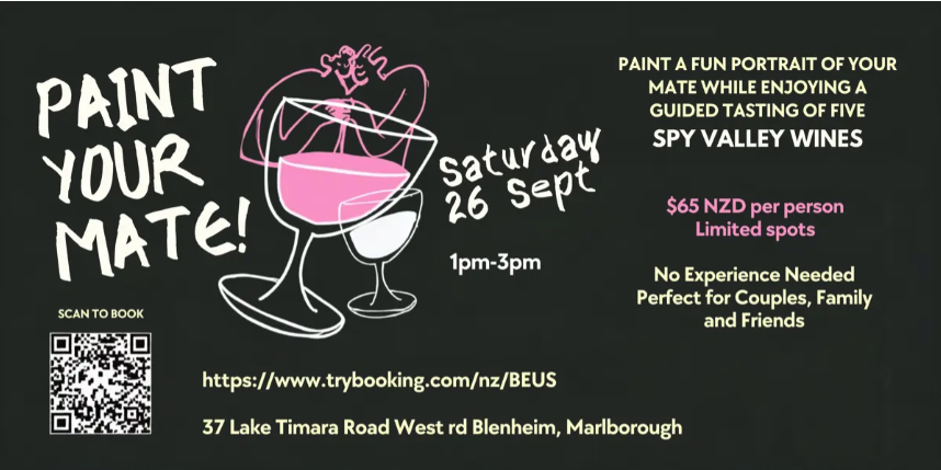 Paint your mate and wine tasting