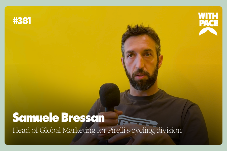 Samuele Bressan, Head of Global Marketing for Pirelli's cycling division