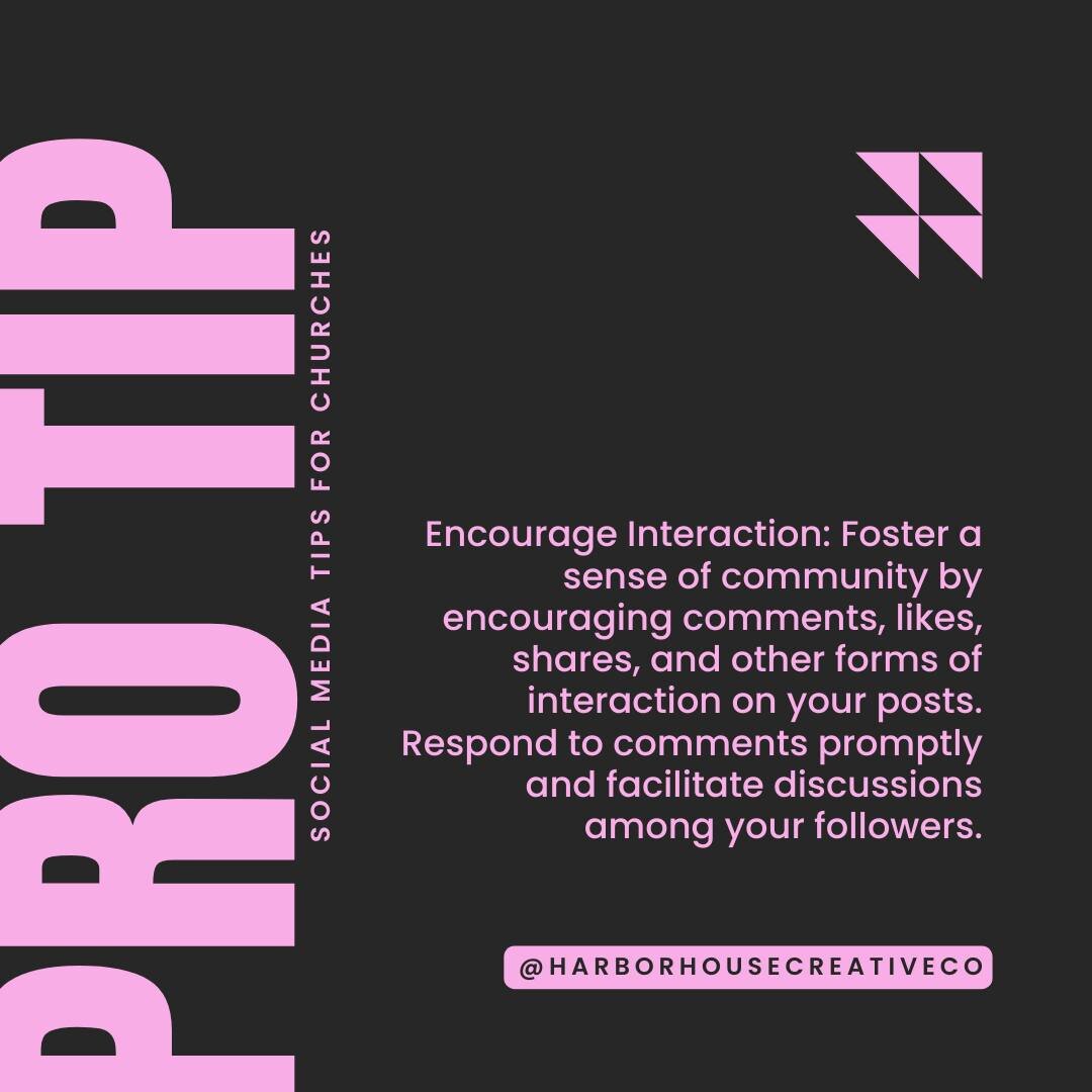 Is it possible to facilitate meaningful community via social media? YES!

#designhelp #socialmediatips #churchsocialmedia #churchdesigntips #harborhousecreativeco