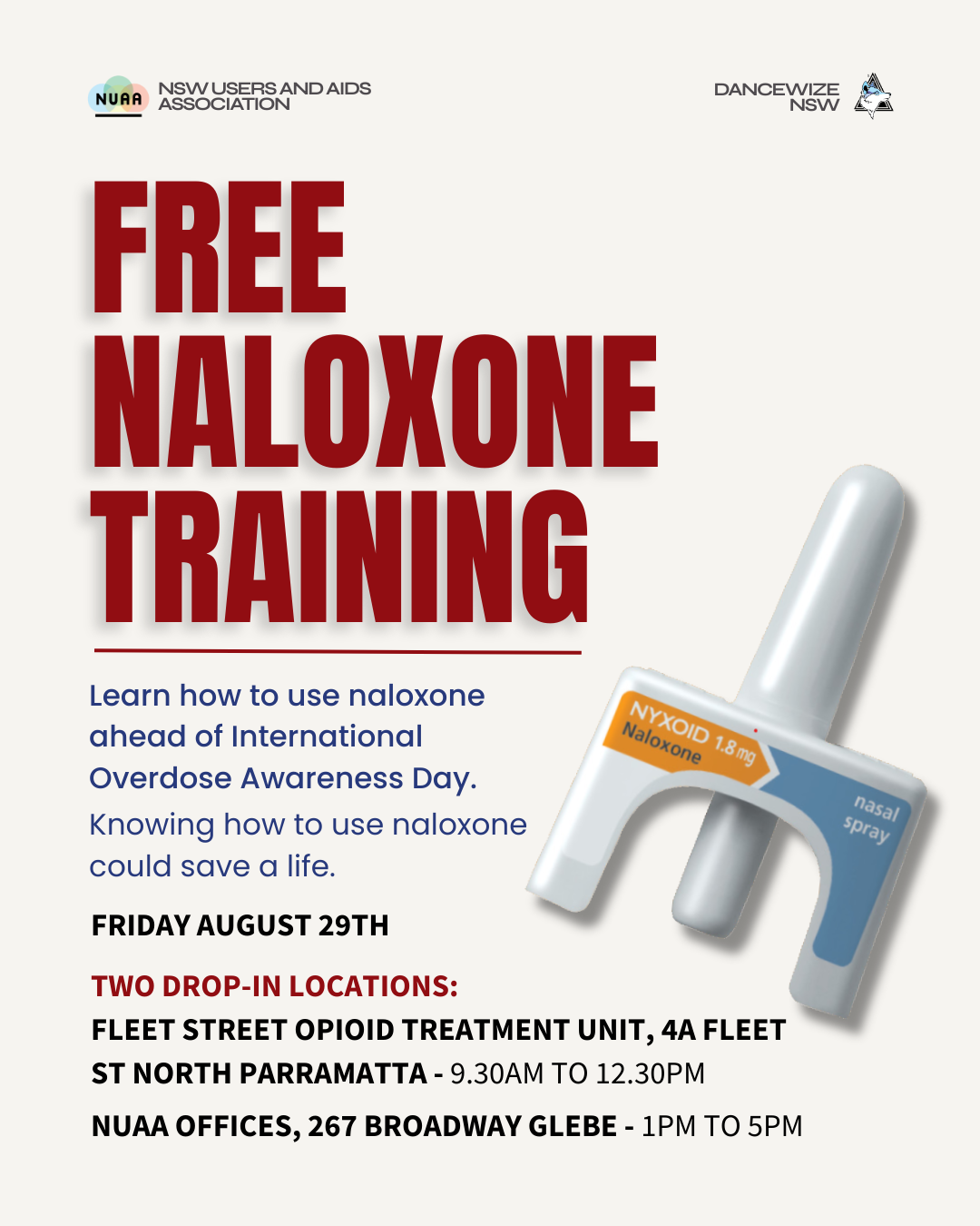 Glebe Naloxone Training