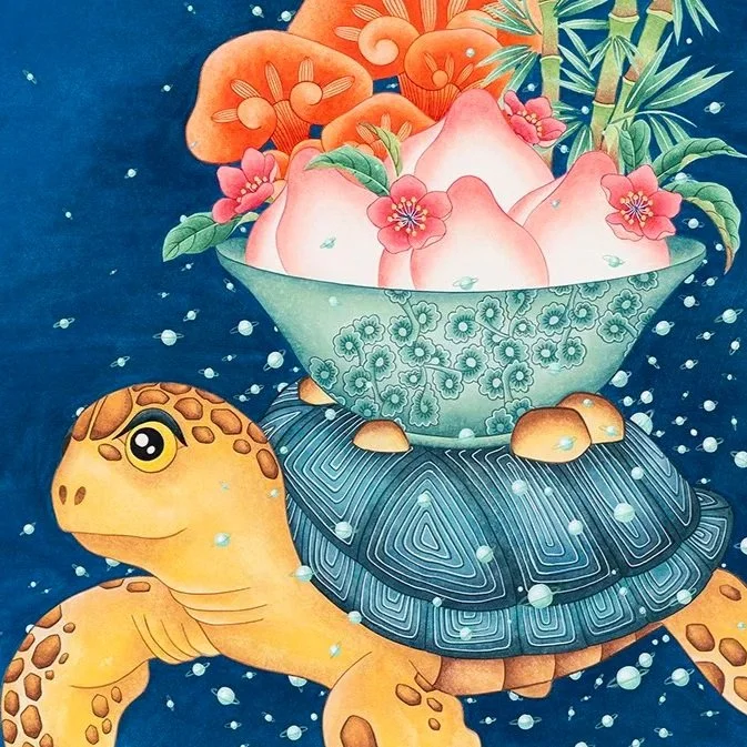 Turtle's blessing of longevity
