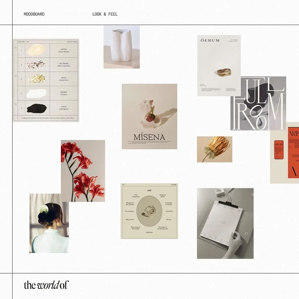 Moodboard for a brand refresh we&rsquo;re currently working on 👀 ✨
.
.
.
.
.
.
.
.
.
.
.
.
.
.
.
.

#brandidentity #womenownedbusiness #brandingdesign #branding  #brandingagency #webdesign #webdesigner #squarespacedesigner #squarespacedesign #square