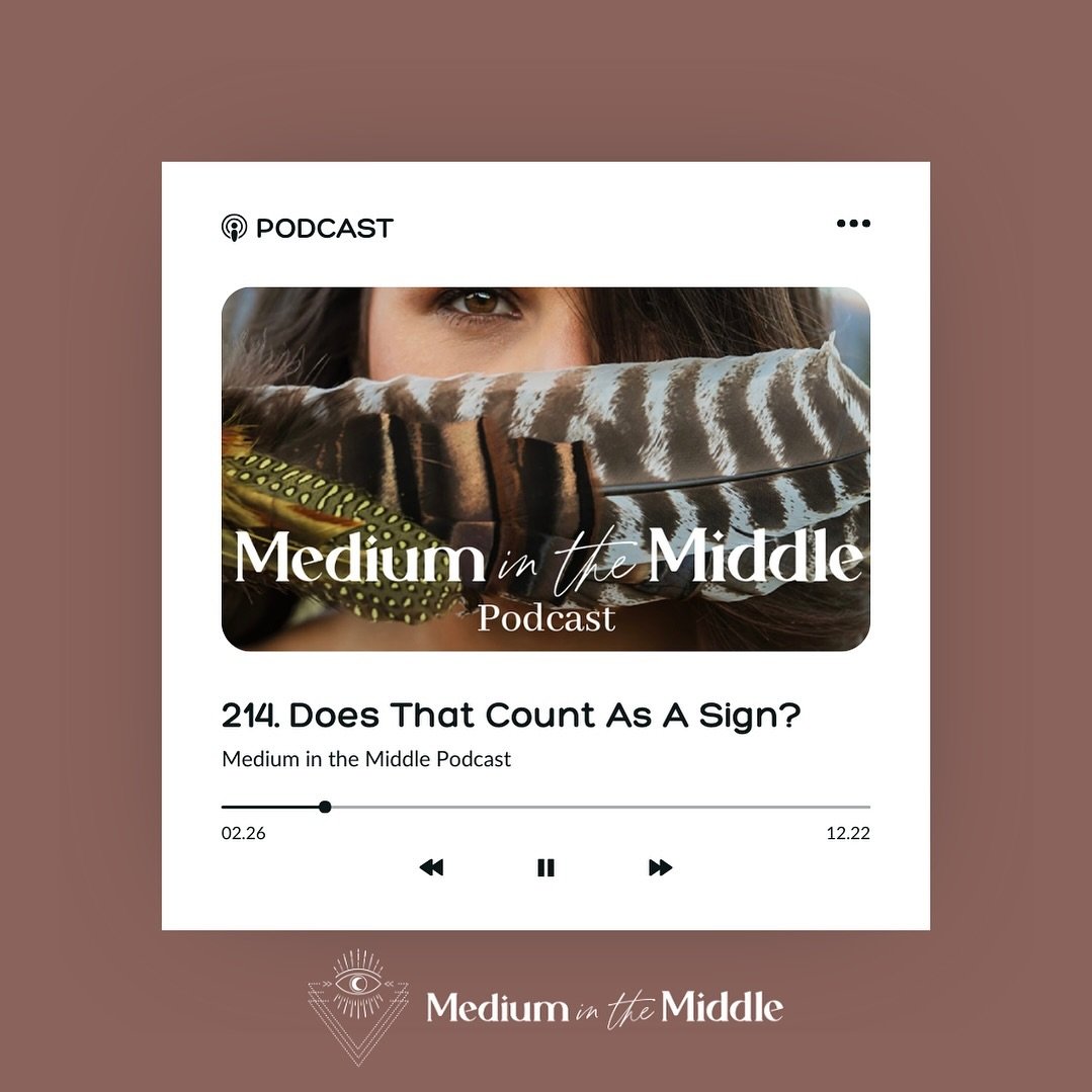 new podcast episode is out now! available anywhere you listen to podcasts 🎧 
.
what did you think of this week&rsquo;s episode?? tell me in the comments! 
.
.
the medium in the middle podcast is available on all podcast streaming website. 
.
#podcas