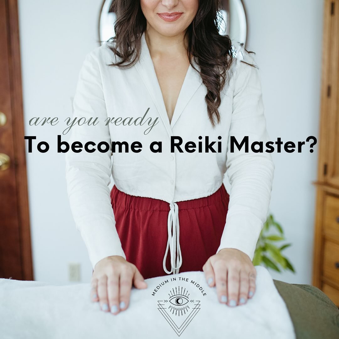 ✨ reiki masters ✨
.
are you one of my reiki students who is looking to take the final step in your reiki journey?
.
are you feeling called to move forward and become a Reiki Master? 
.
these courses are a 3-day intensive scheduled just for you! i am 