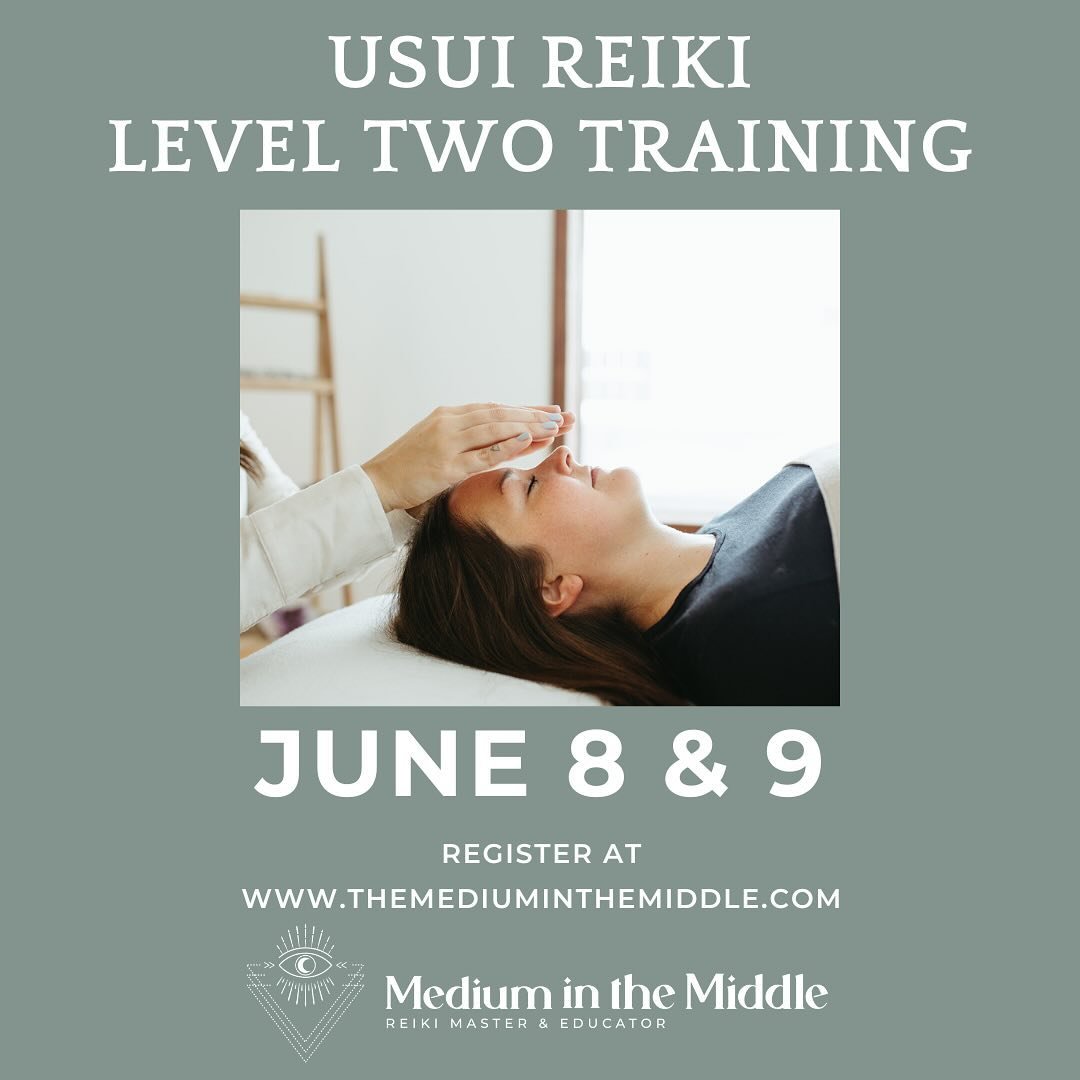 are you ready to become a Reiki Practitioner? ✨ 🌱 
.
my next reiki level two is being held
on june 8 &amp; 9
1:00 - 5:30 pm MST each day
.
📚 swipe for all the info on the course (more information is also on my website)! 
.
🖥️ this course is held v