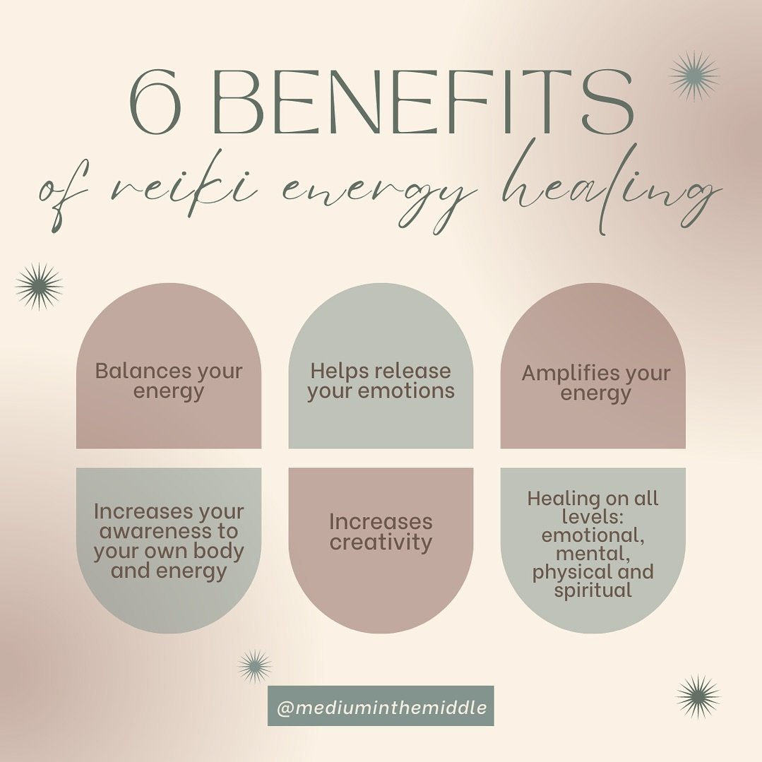 there are SO many benefits of reiki (offered in-person and distance reiki)&hellip; but here are just 6 of the wonderful benefits ✨🤍
.
share with me in the comments one of your favourite benefits of reiki 🫶🏼
.
.
.
.
#reiki #reikienergy #energyheali