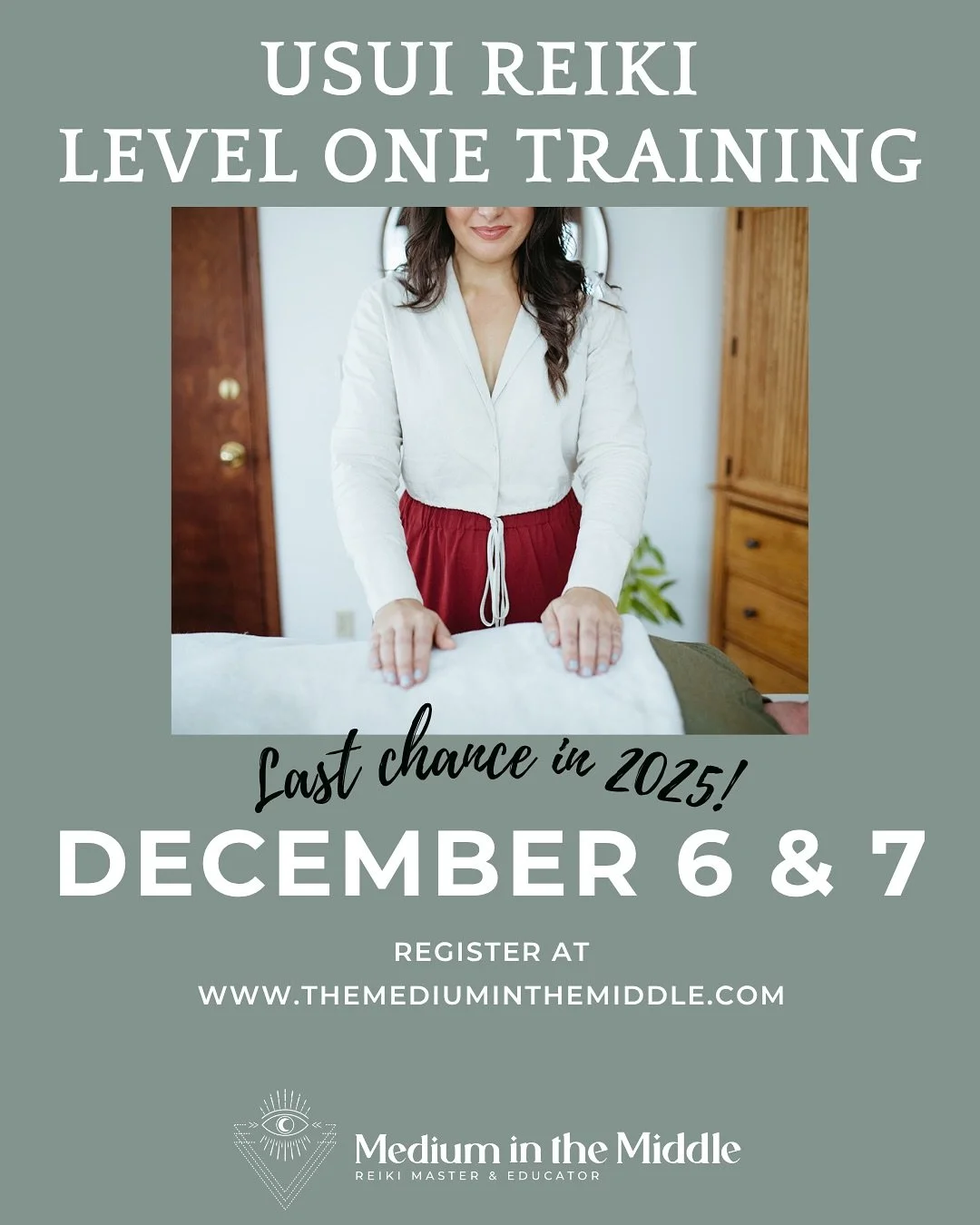 my last virtual reiki level one course of 2025 ✨ i can&rsquo;t believe it! 
12/12 reiki level ones in 2025 💕
.
have you ever feel like your energy is off, but you don&rsquo;t know how to fix it? ⚡️
.
you&rsquo;re not alone. so many people feel anxio