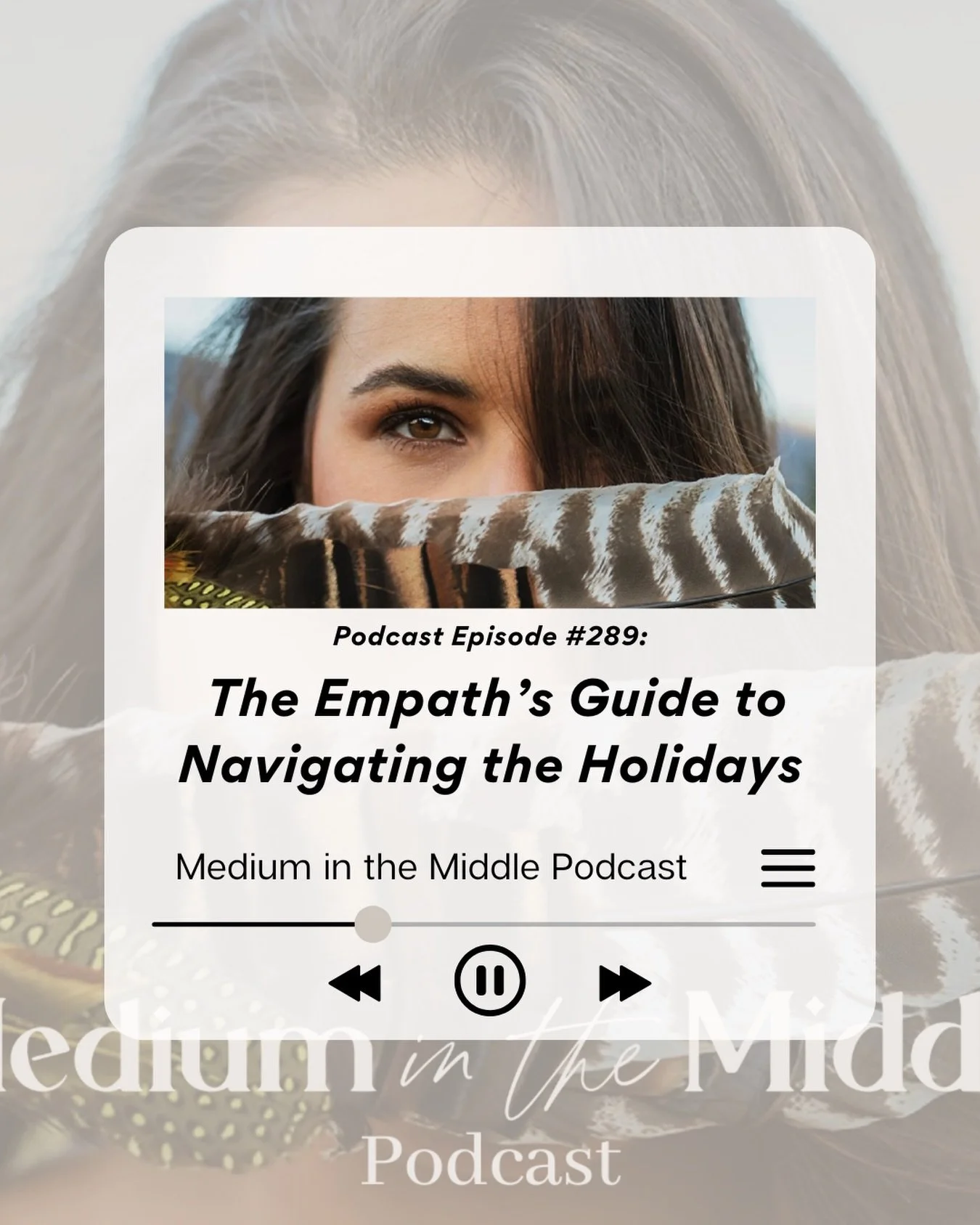 the holidays can also feel overwhelming when you are sensitive to energy, emotions, and environments🎄✨🎊 
.
🎤in this episode, i share three simple but powerful reminders to support you through holiday gatherings and the busy holiday season.
.
we ta