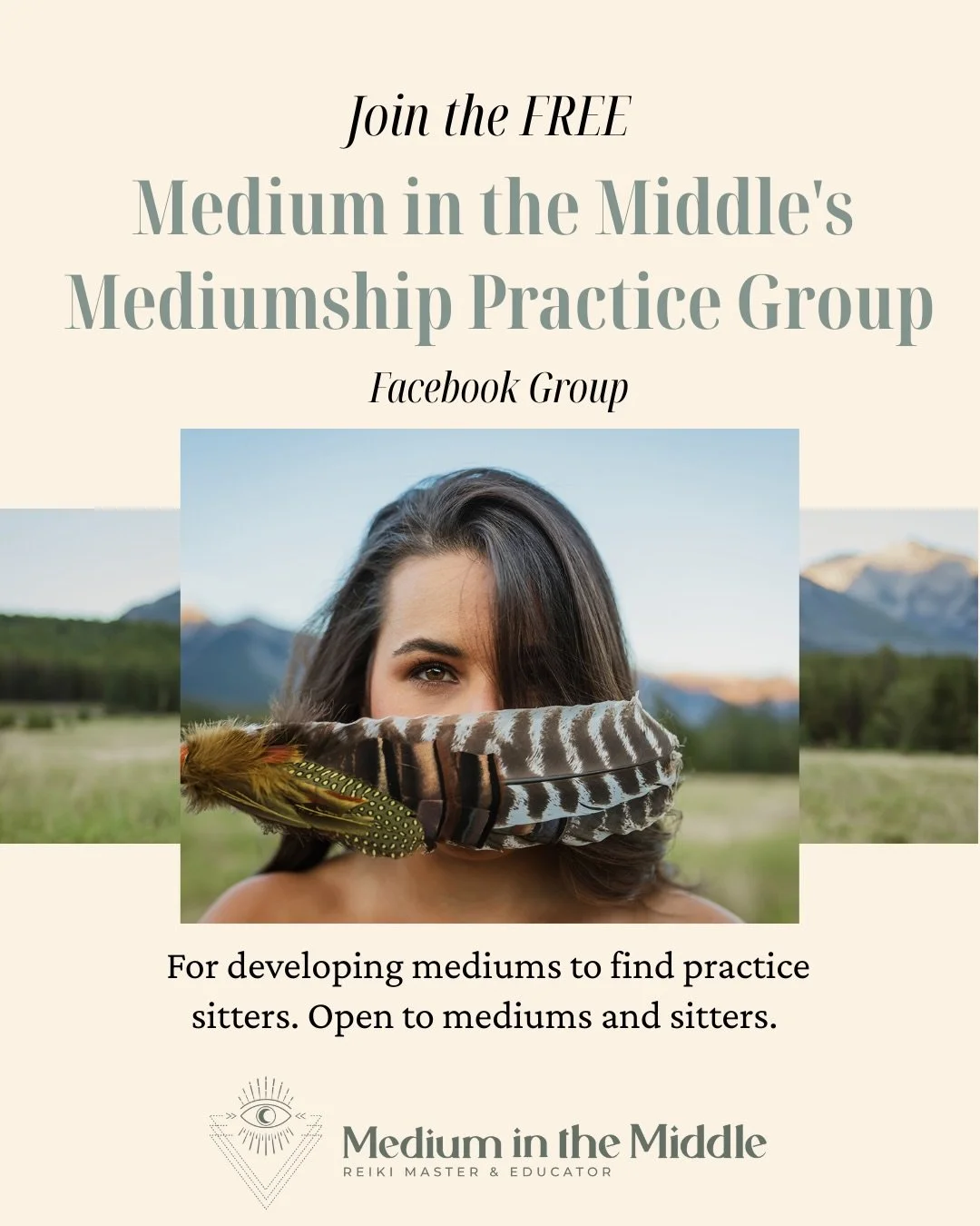 i get asked all the time where to practice mediumship and where to find practice sitters, so i created a solution 🌟 
.
i&rsquo;ve opened a&nbsp;free private facebook group&nbsp;for developing mediums and practice sitters who want a safe place to pra