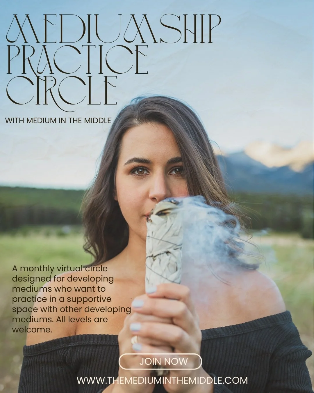 you asked for evening weekday circles, and i delivered 🤝
.
i have added a new circle date for january and it is happening next week! 
.
i host a virtual monthly mediumship practice circle, held via zoom. i have been hosting this circle for over a ye