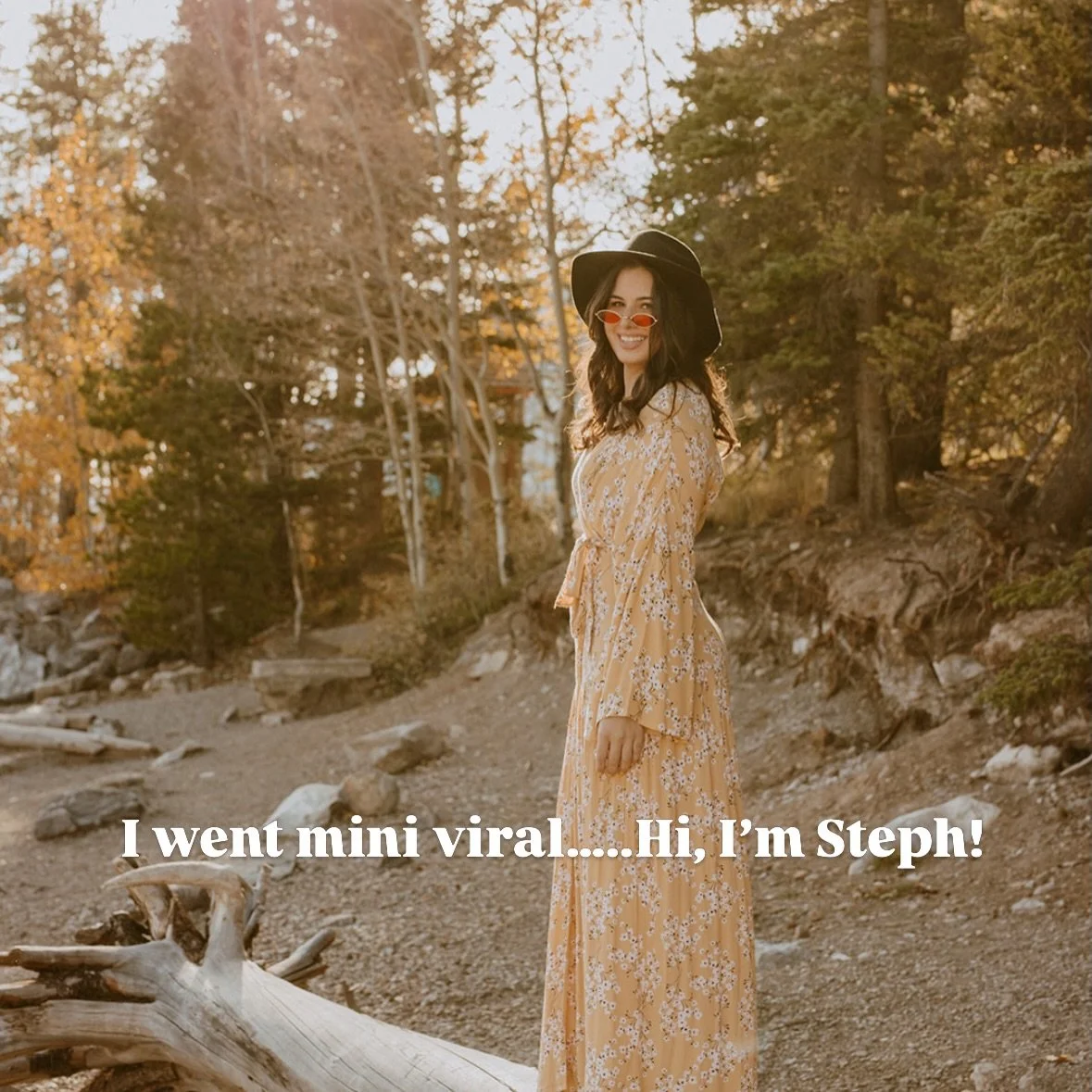 oh hiiii 👋🏽 
.
my tiny account blew up overnight, and there are 6,000 new faces here 😃 welcome to my small corner of the internet! 
.
my name is steph and i am the medium in the middle. i host a weekly podcast called the medium in the middle 🎙️ w