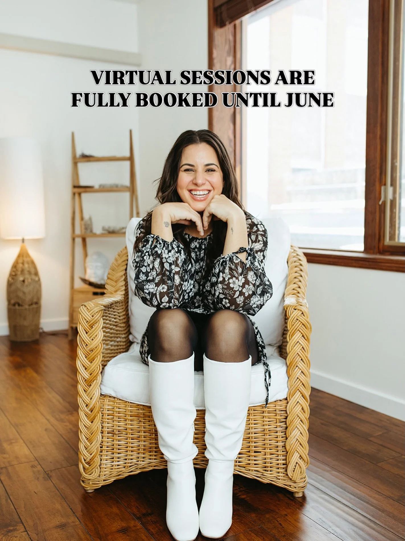 welcome to all the new faces here and thank you for filling my virtual calendar until june! 🙏🏼
.
i am full for 1:1 appointments, and i do not hold a waitlist. 
.
i do still have in-person availability in banff, alberta for sessions 🏔️ 
.
.
i need 