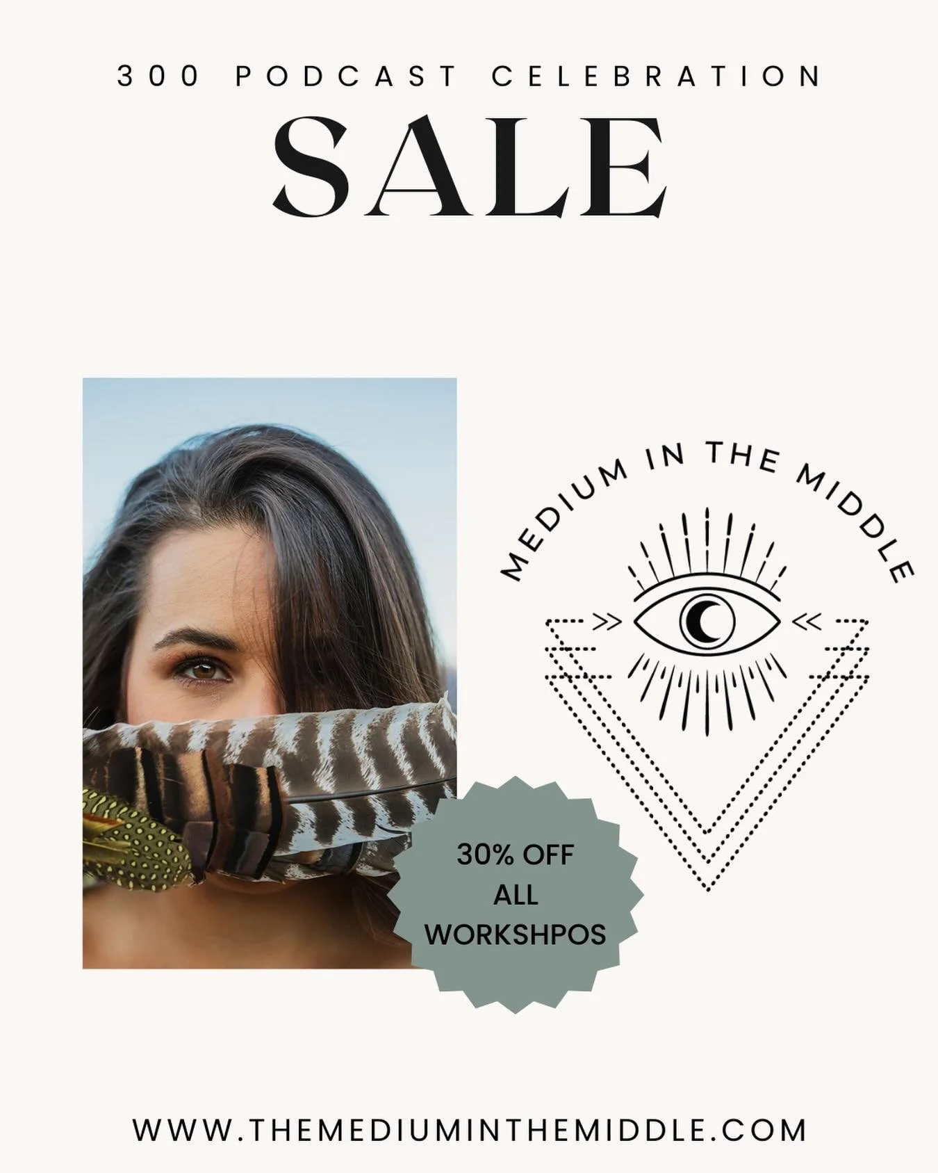 300 podcast episodes 🥹🤍 and we&rsquo;re celebrating!!! the sale ends TOMORROW 🌟 
.
what better way to celebrate episode 300 than to give back to this community that has been here through it all ✨🙏🏼
.
i&rsquo;m running a special sale on all 7 of 