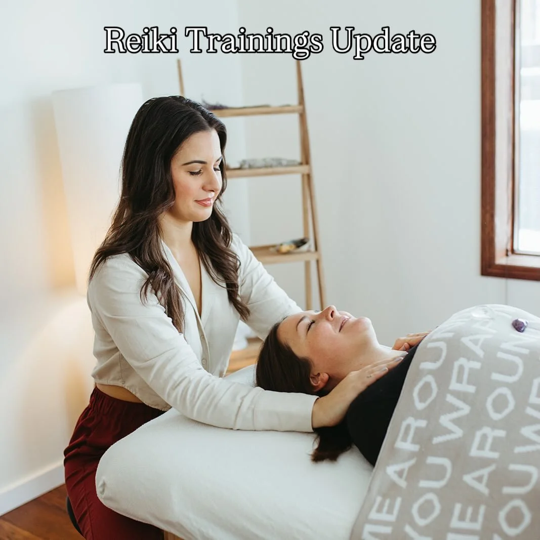 reiki trainings update &amp; availability 💗
.
the advanced reiki practitioner masterclass
april 25, 11:00 am - 3:00 pm mdt 
💫 this is a 4 hour masterclass designed for 3-6 months after your reiki level two course, specifically designed for those wh