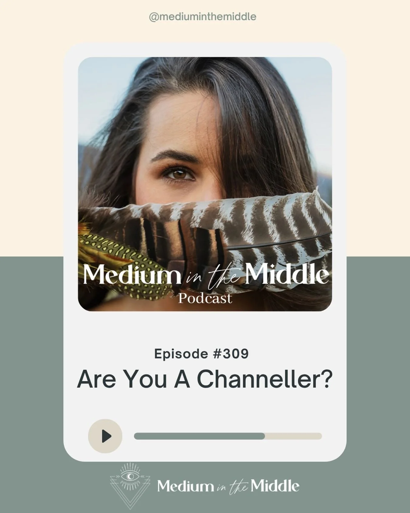 🎙️ new episode of medium in the middle: &ldquo;are you a channeller?&rdquo; ✨🌪️
.
this week&rsquo;s episode is all about the signs, &ldquo;symptoms,&rdquo; and experiences that can happen when you are channeling information&hellip;sometimes before 