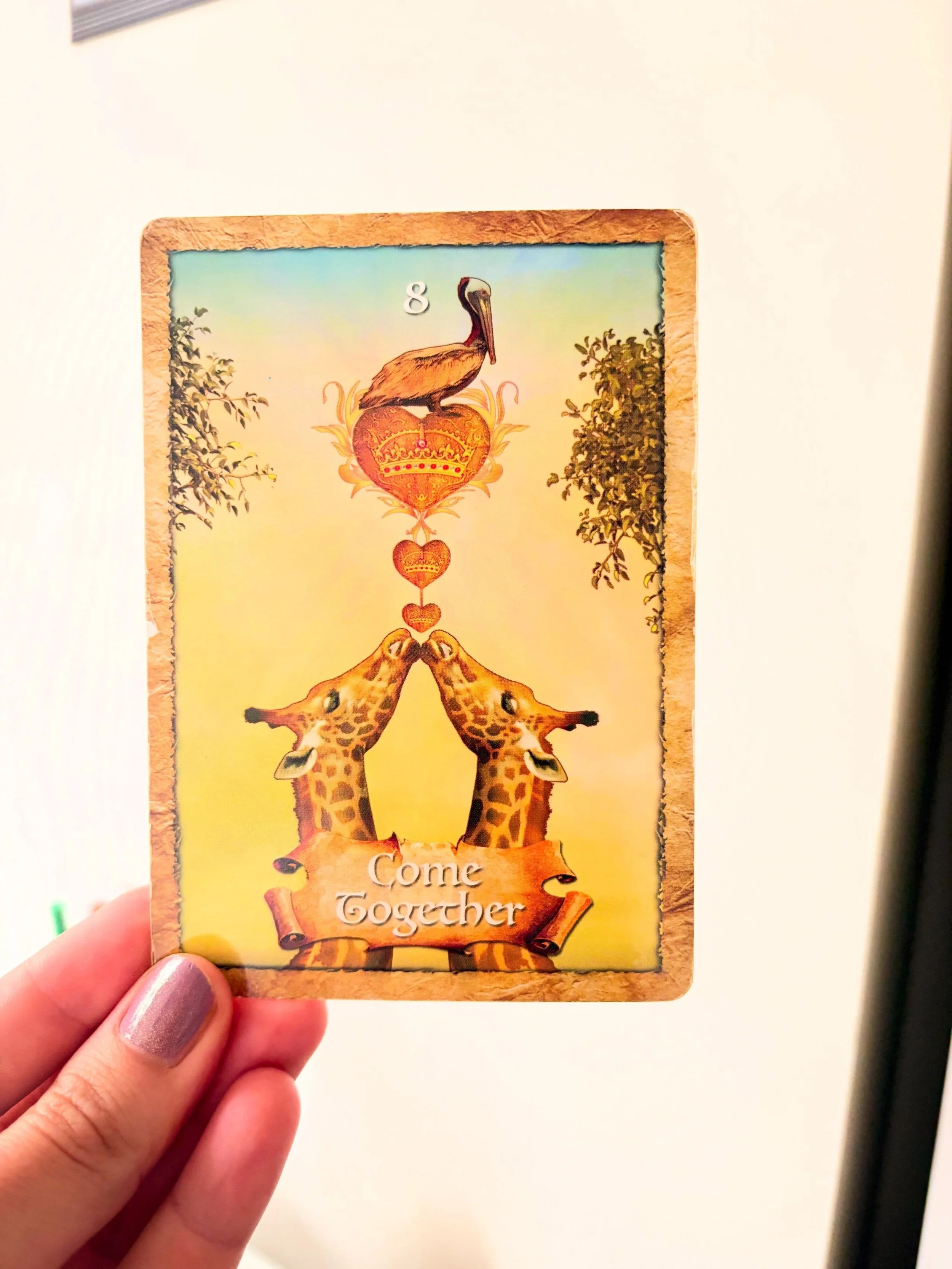 this week&rsquo;s card from the new podcast episode # 314 - celebrating 7 years of the medium in the middle podcast! 🥳
.
i use to pull a card for every podcast episode, so this week we are taking it old school, and pulling a card from my favourite d