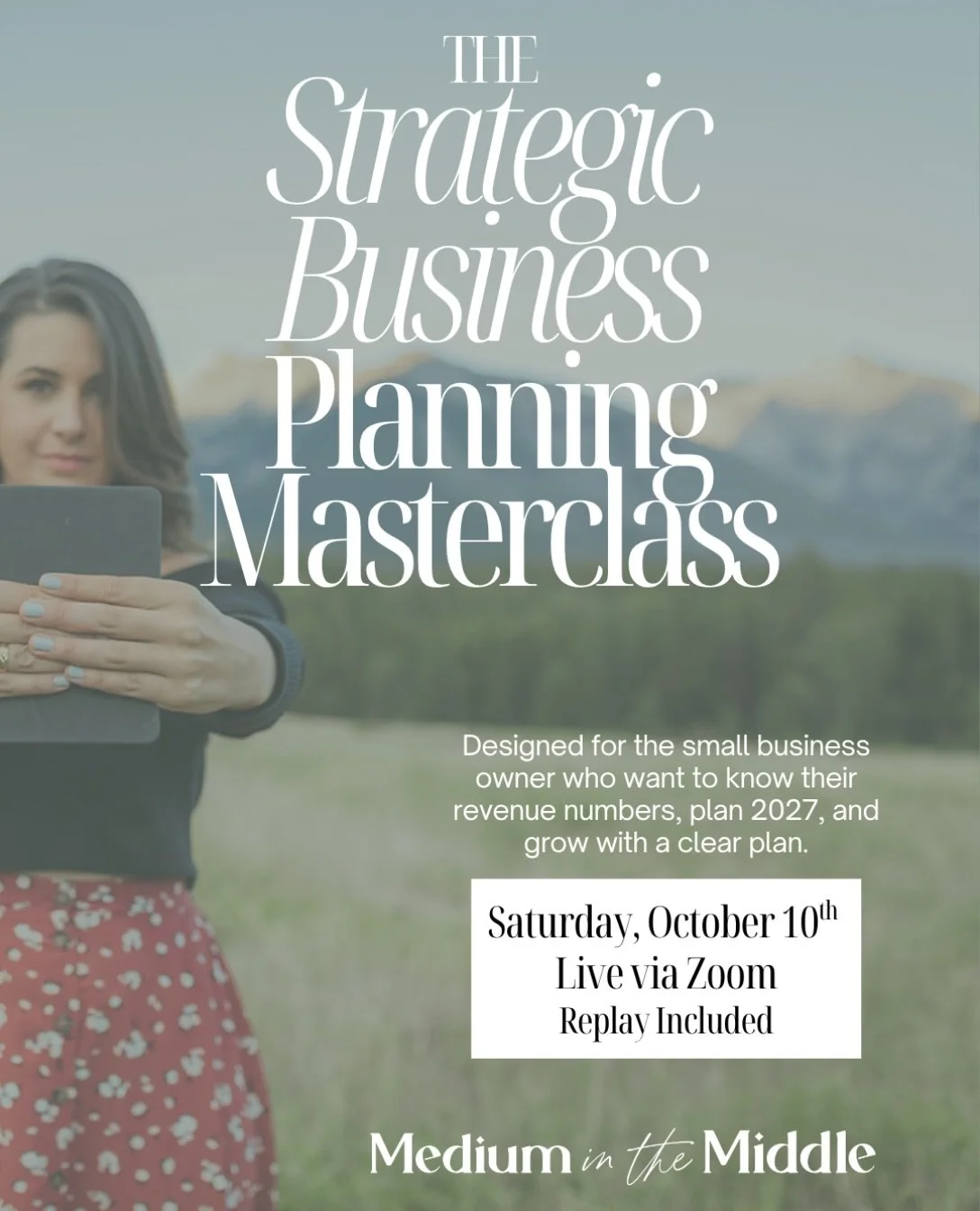it&rsquo;s coming back by popular demand!! 👀📊
.
my annual strategic business planning masterclass returns this october, and this year we&rsquo;re planning for 2027 ✨
.
once a year, i put my psychic medium + reiki teacher hat to the side and let my 