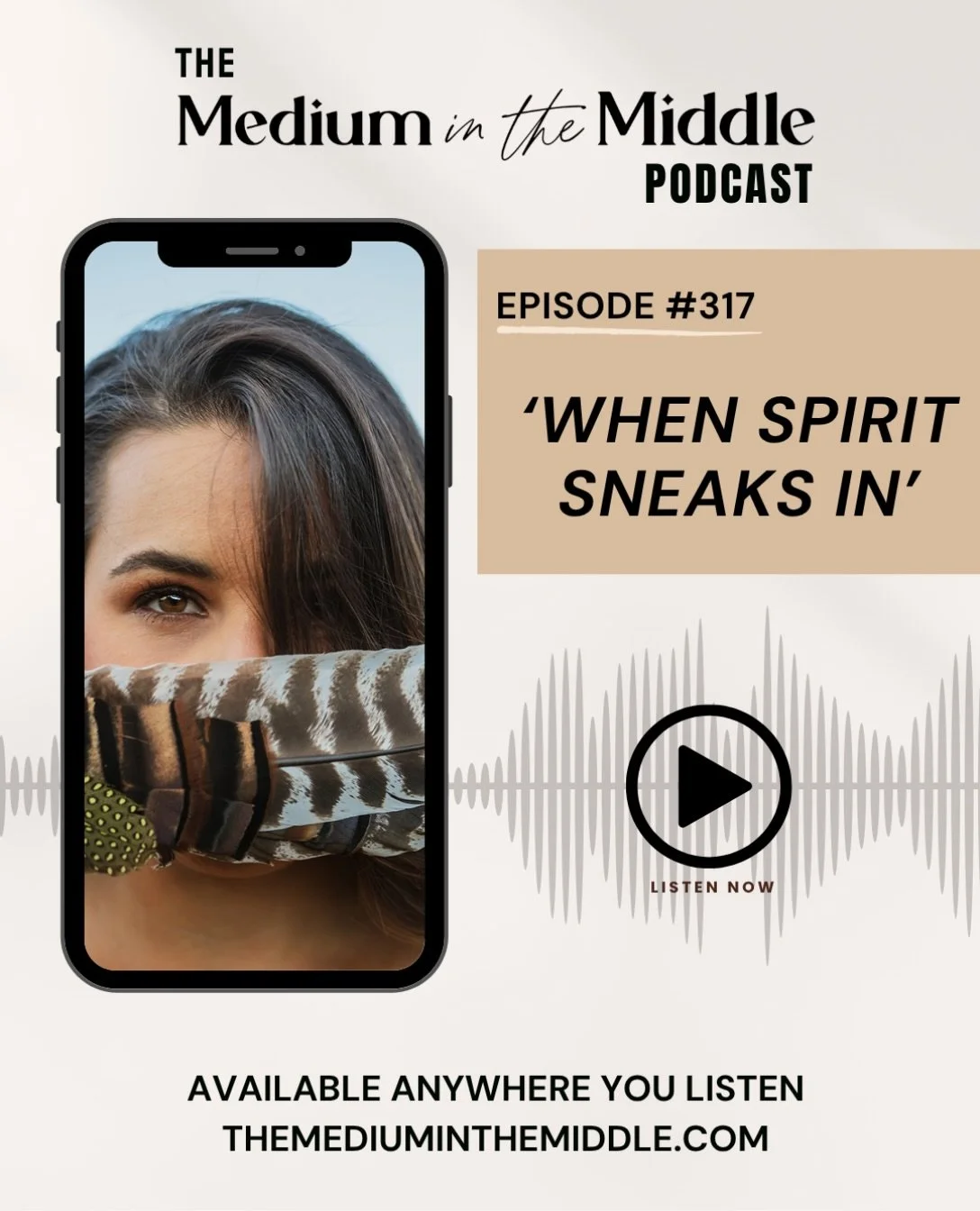 spirit said: if you&rsquo;re going to ignore me, i&rsquo;ll just set off the fire alarms 😂🔥
.
🎙️ this week on the medium in the middle podcast, i&rsquo;m sharing two mediumship stories that happened on the same day, and both are perfect examples o