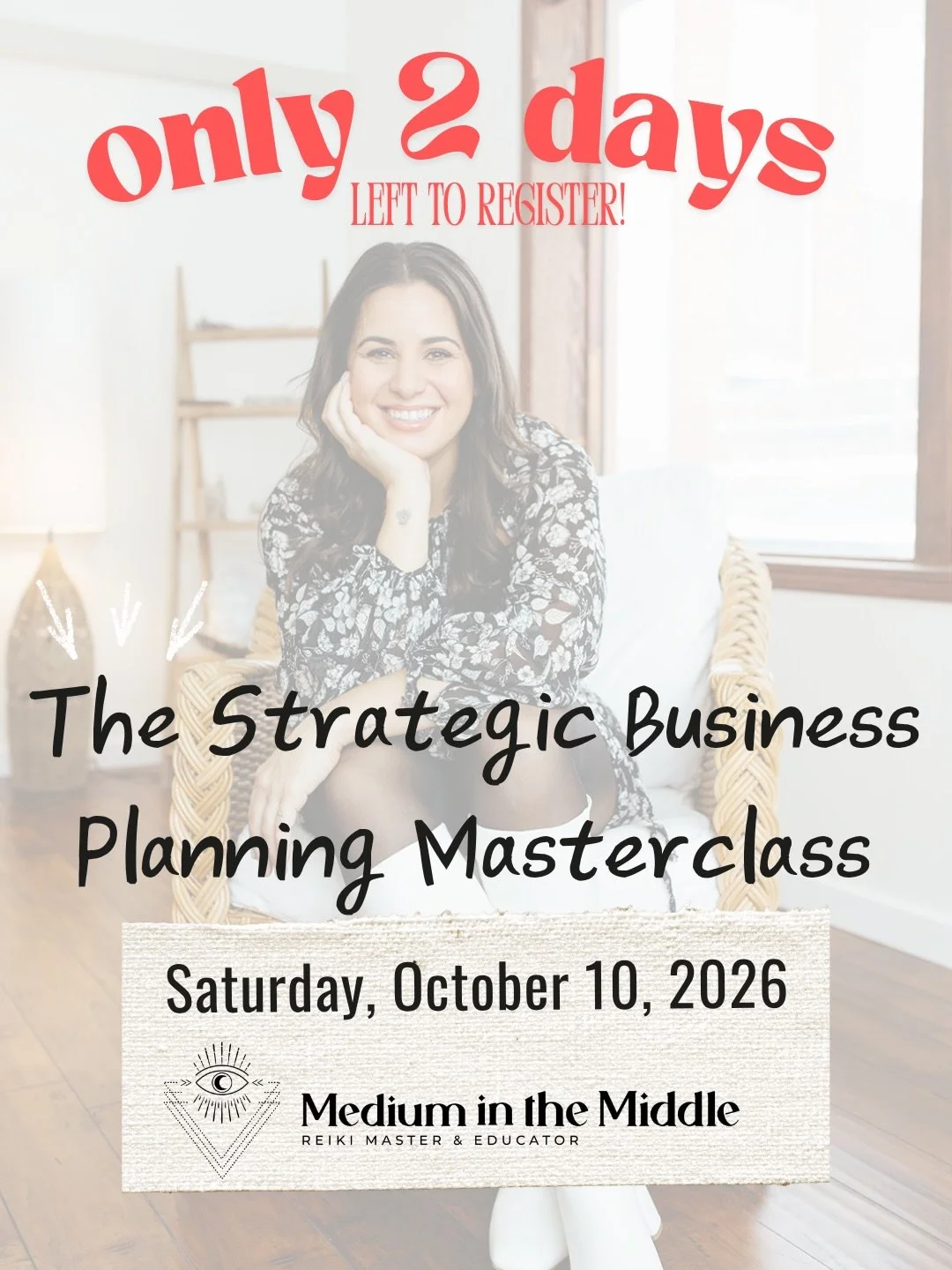 2 DAYS LEFT! ⏰✨
.
we are officially down to the final 48 hours to register for the strategic business planning masterclass 2027!
.
if this class has been sitting in the back of your mind, this is your reminder that registration closes FRIDAY at 6 pm 