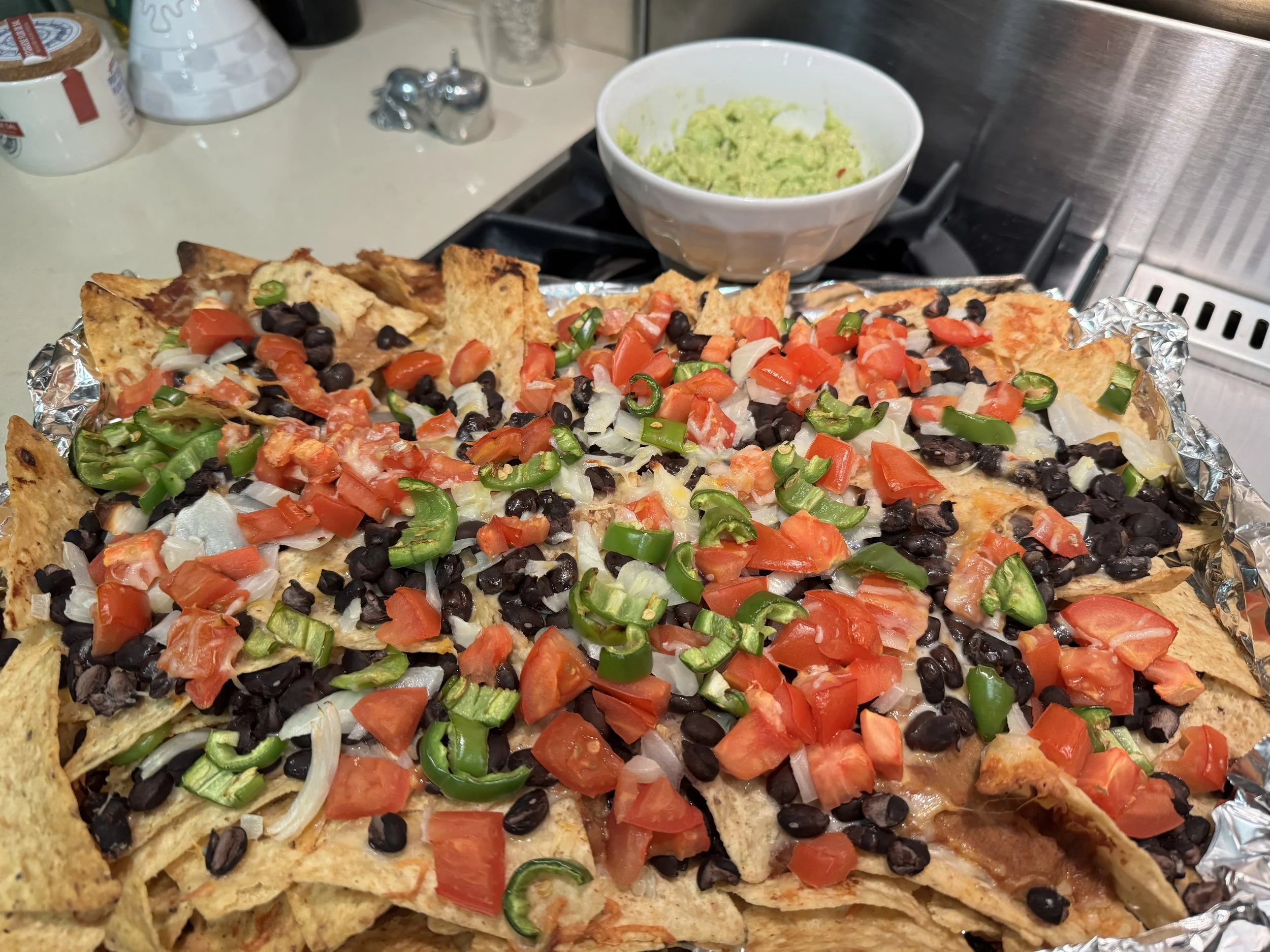 Sheet Pan Vegetarian Nachos
