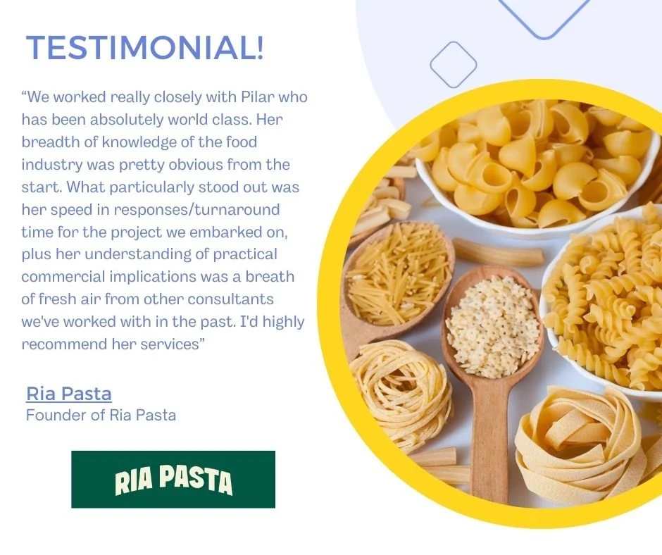 🌟 Discover how we helped Ria Pasta navigate complex labelling requirements for their tasty and innovative pasta! 🎉

At Great Food Creations, we're dedicated to supporting our clients every step of the way in bringing their products to market with c
