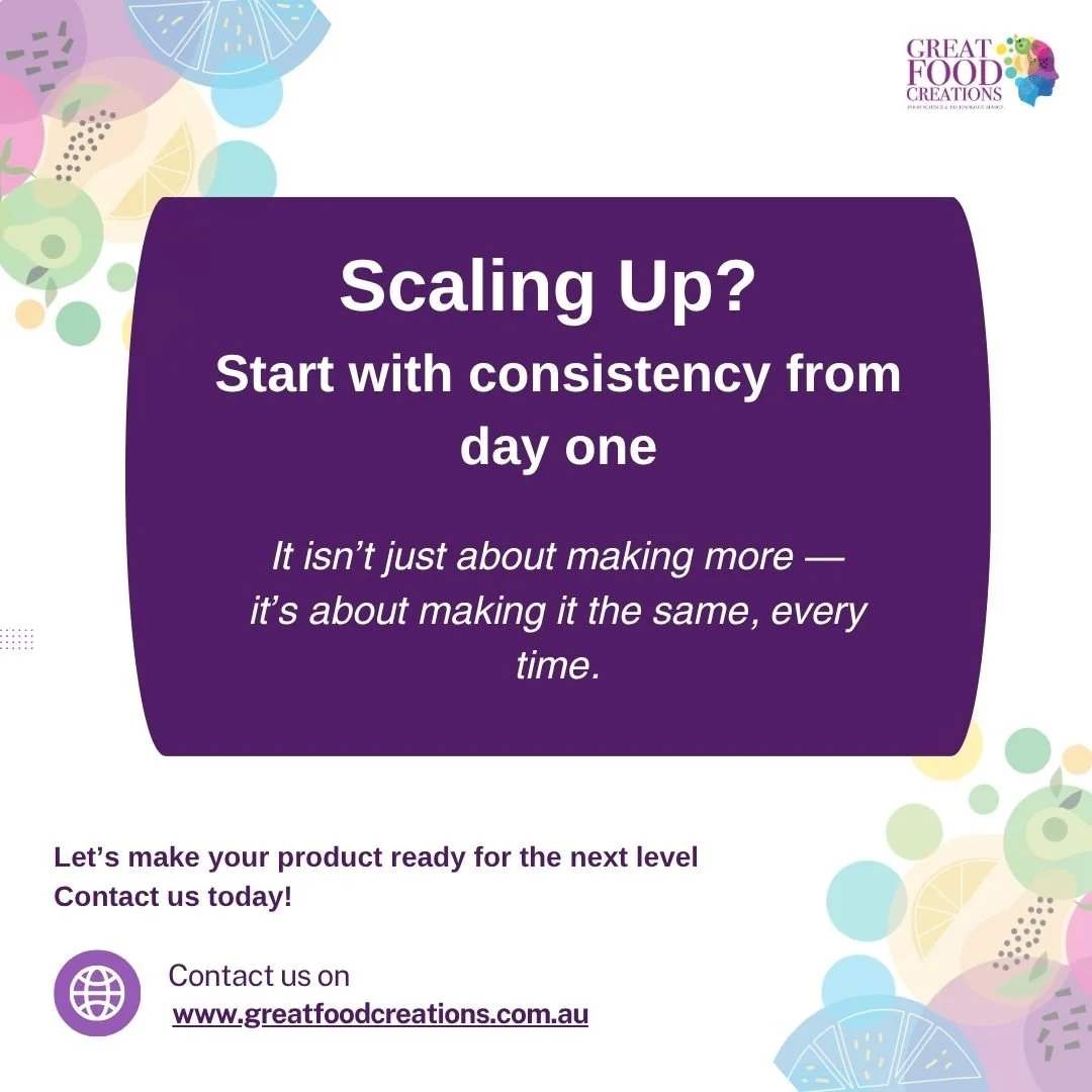Going from a small kitchen or lab batch to full-scale production isn&rsquo;t just about making more &mdash; it&rsquo;s about making it the same, every time.

That&rsquo;s why consistency at the bench or small scale is critical. The closer your small-