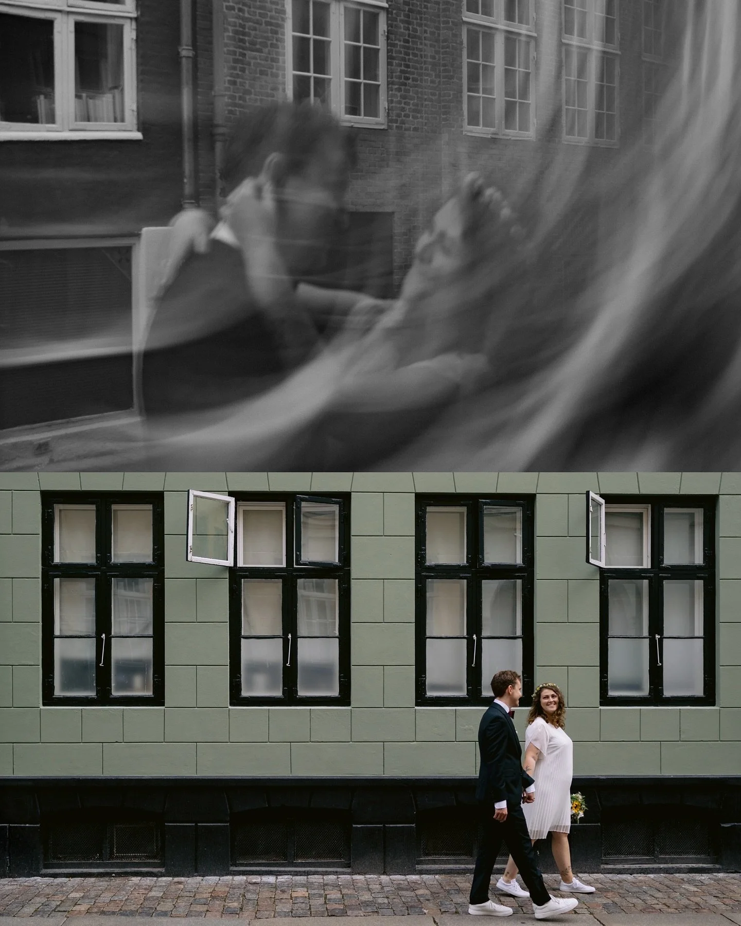 What a joy to remember J + C&rsquo;s wedding day at Copenhagen City Hall,  a sweet and simple celebration surrounded by their closest people ❤️

After the ceremony, they had a small toast in the City Hall gardens before we went for a little photo wal