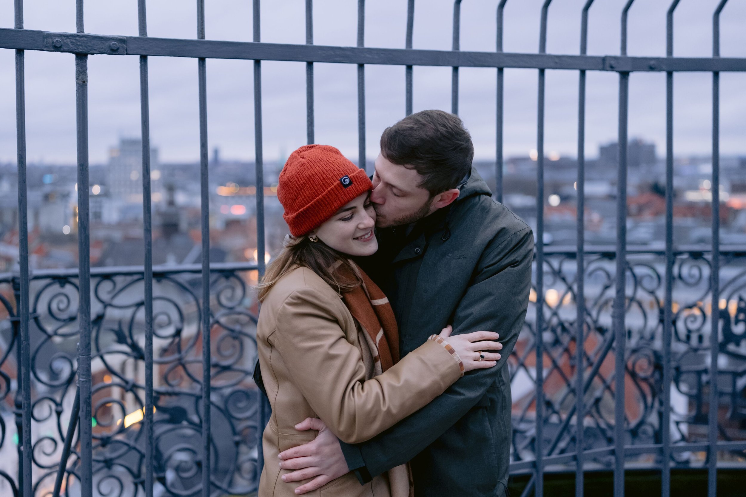 Proposal at the Round Tower (Rundetaarn), Copenhagen / Adi &amp; Yonatan