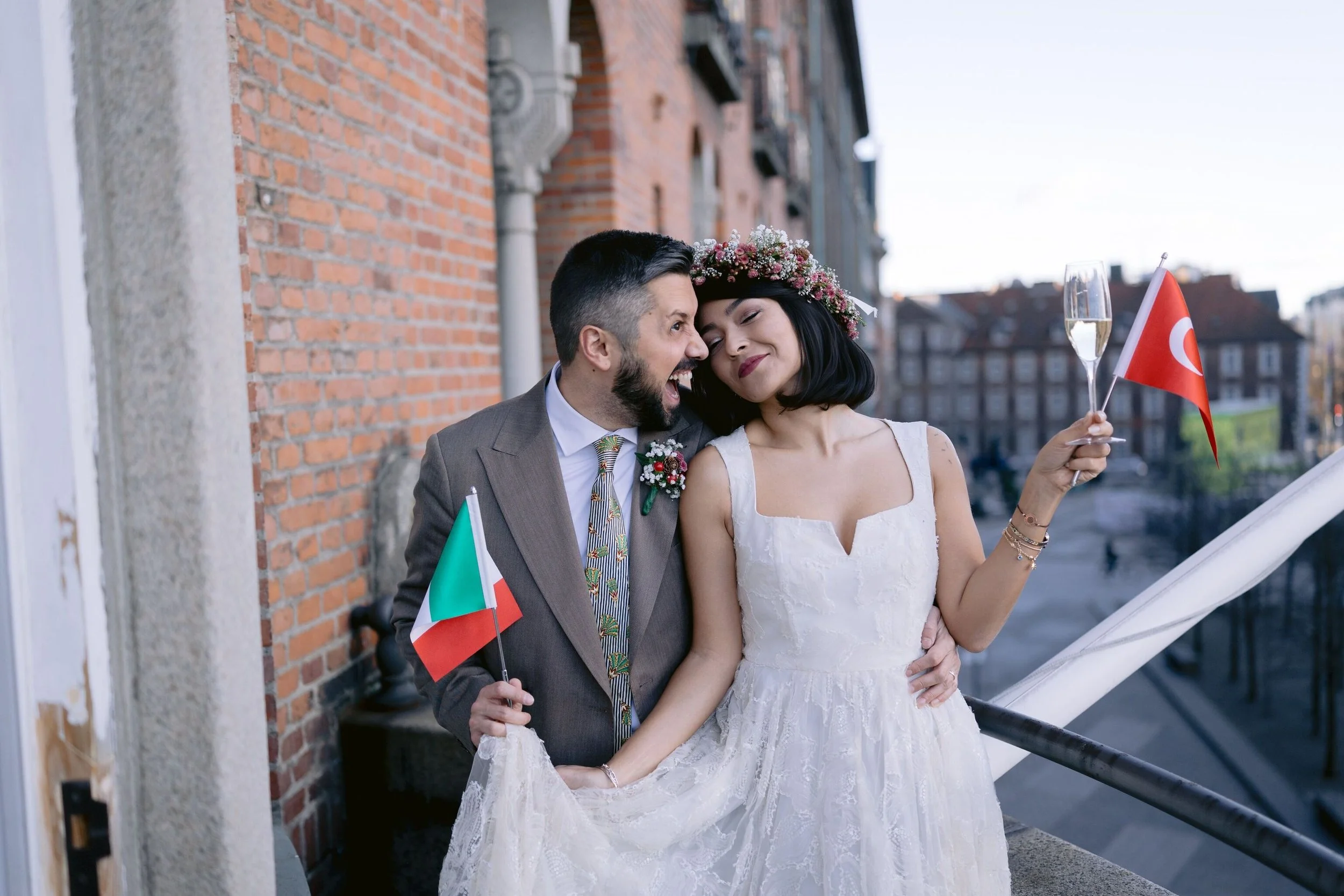 Scandic Palace Hotel Wedding in Copenhagen / Güliz &amp; Leo