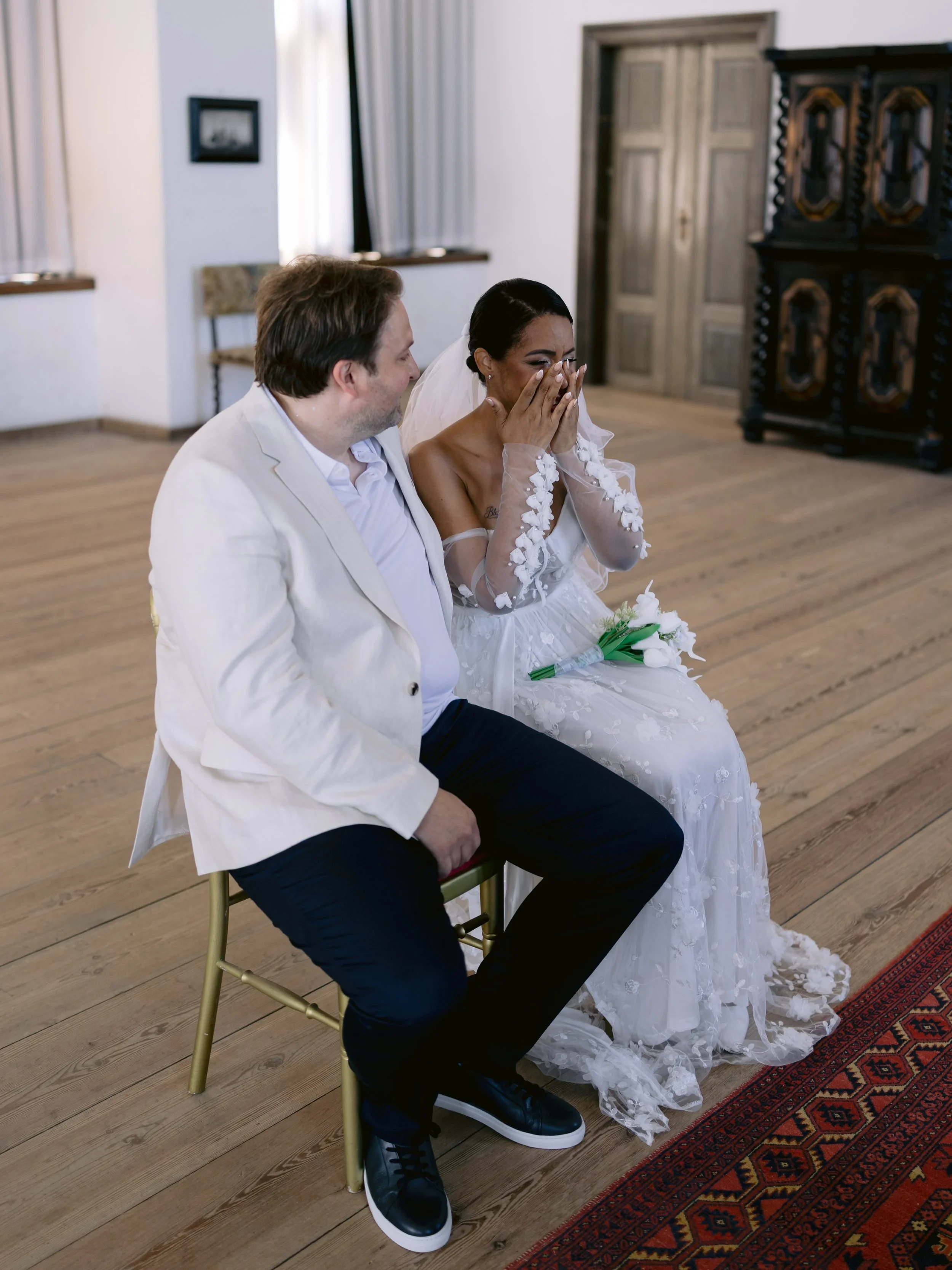 Kronborg Castle Wedding 🌸  Honestly, what a place to get married! Viviene, from Brazil, and Peter, from England, travelled to Denmark for a destination wedding at Kronborg Castle in Helsing&oslash;r, and I still think about what a setting they chose