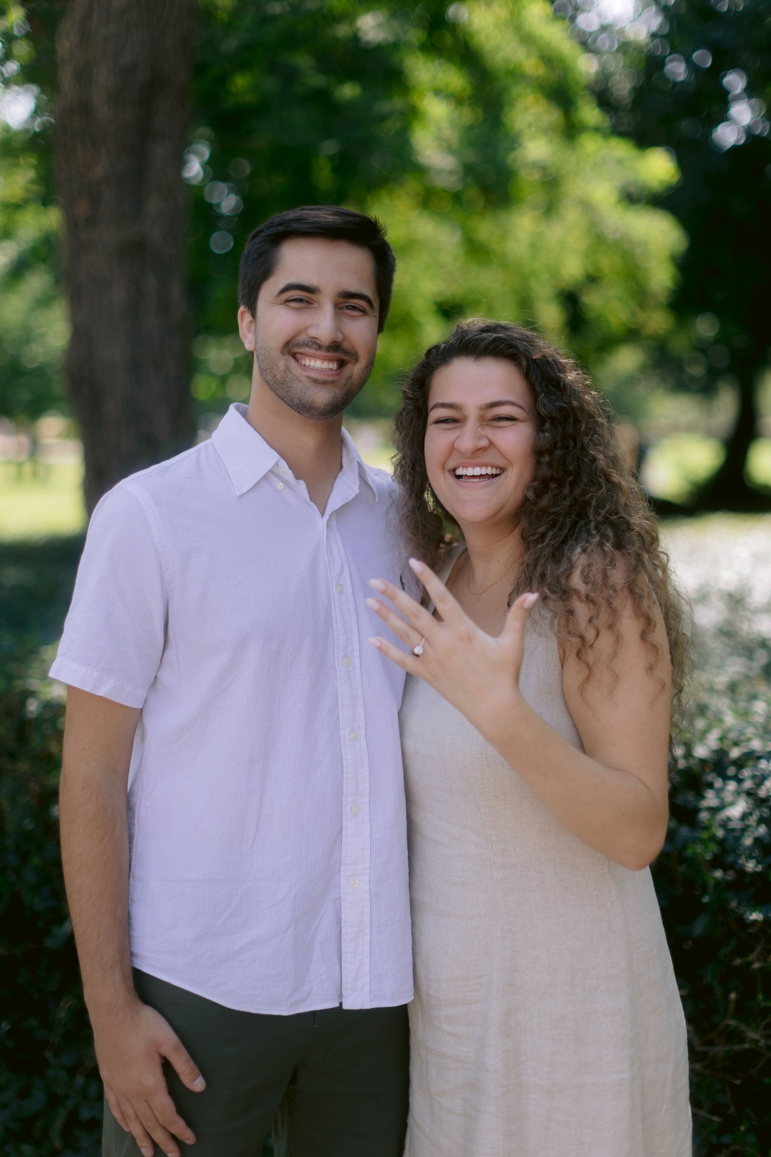 copenhagen engagement: the portrait of boyfriend with his fiancee