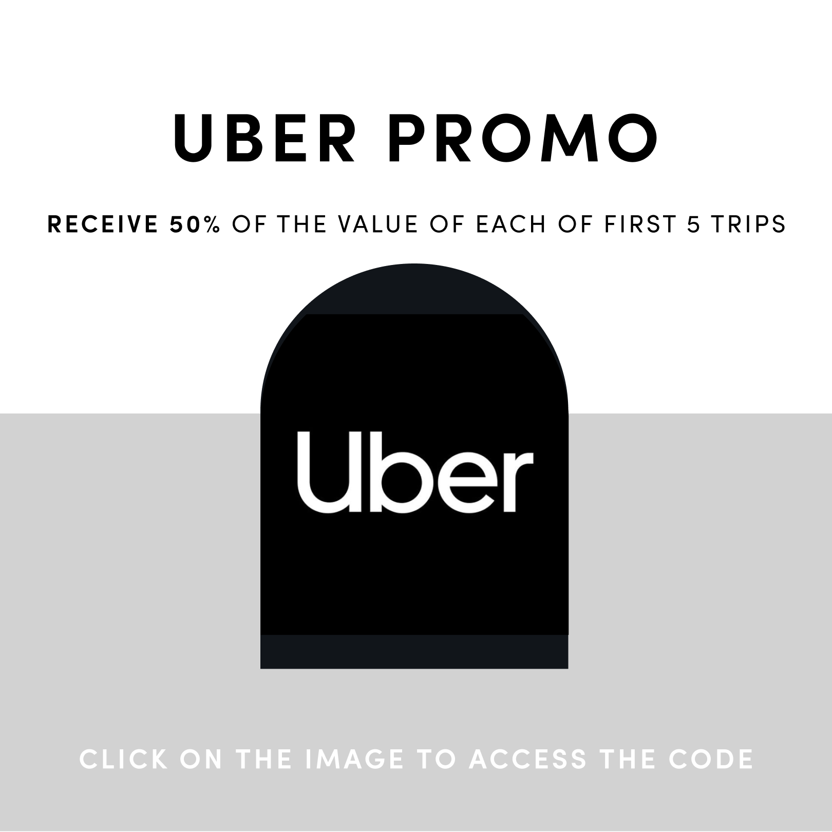 Uber Promo Code for 50% off