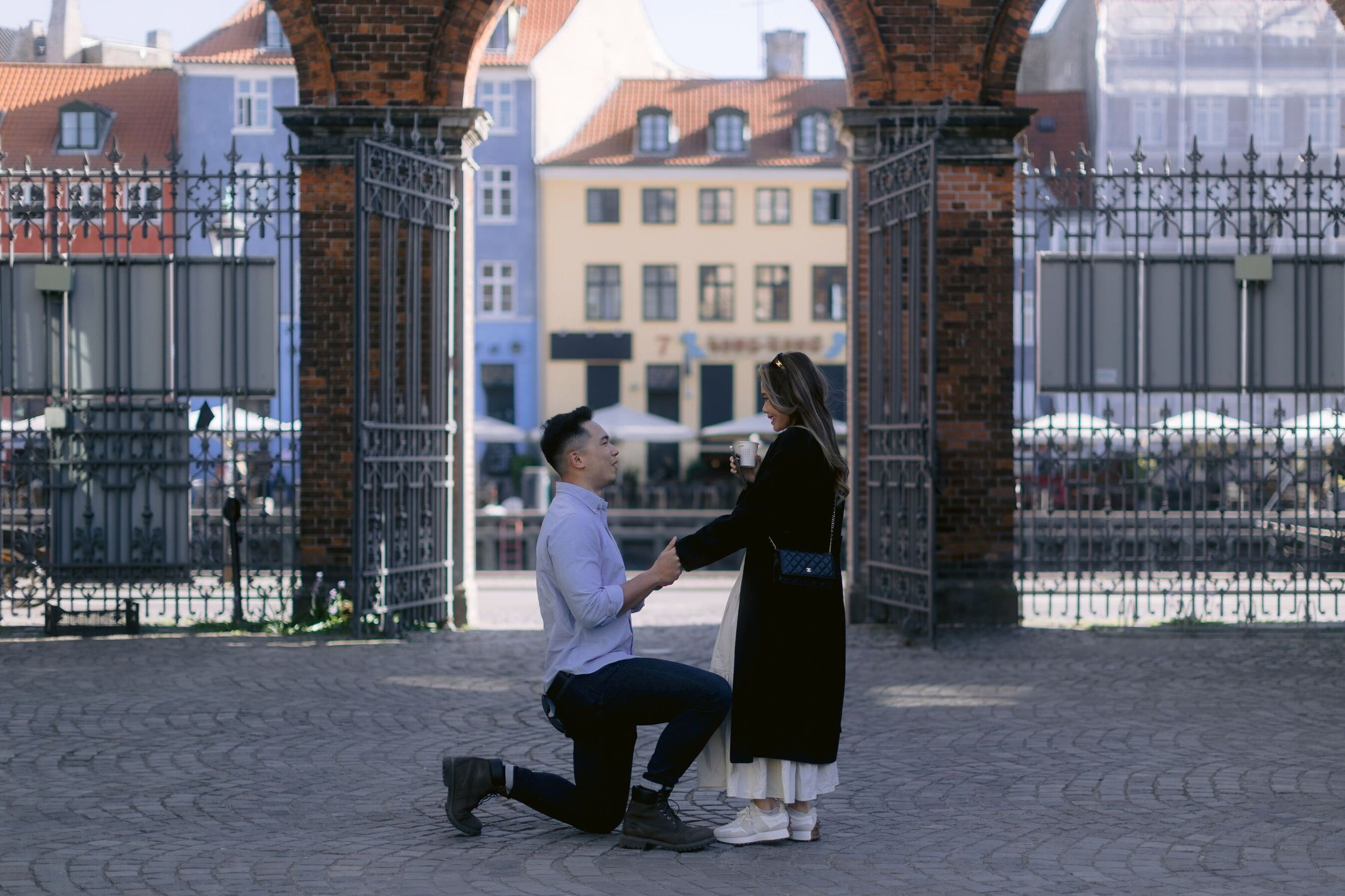 Secret Proposal in Nyhavn — Early morning in Copenhagen