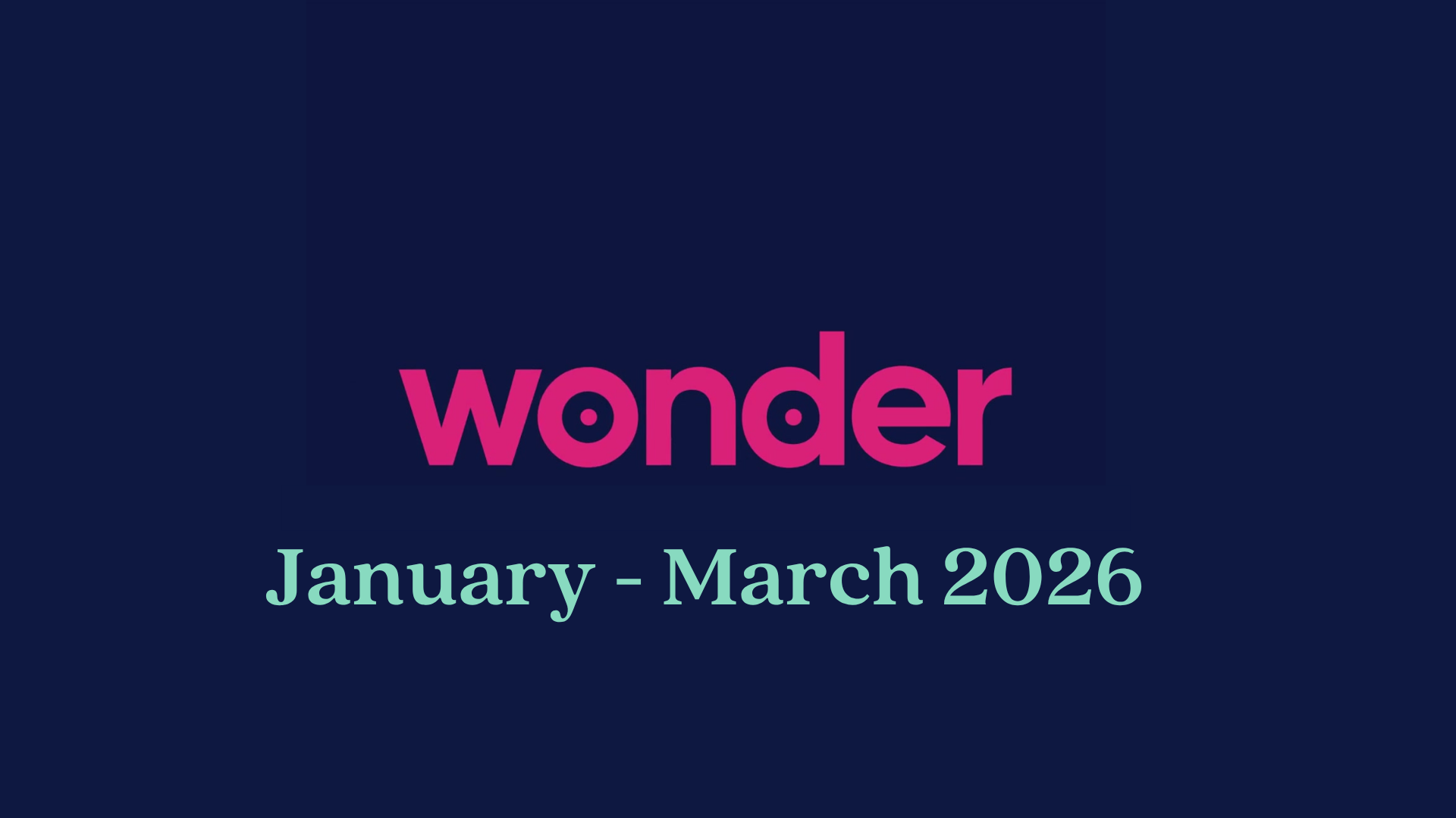 January - March 2026