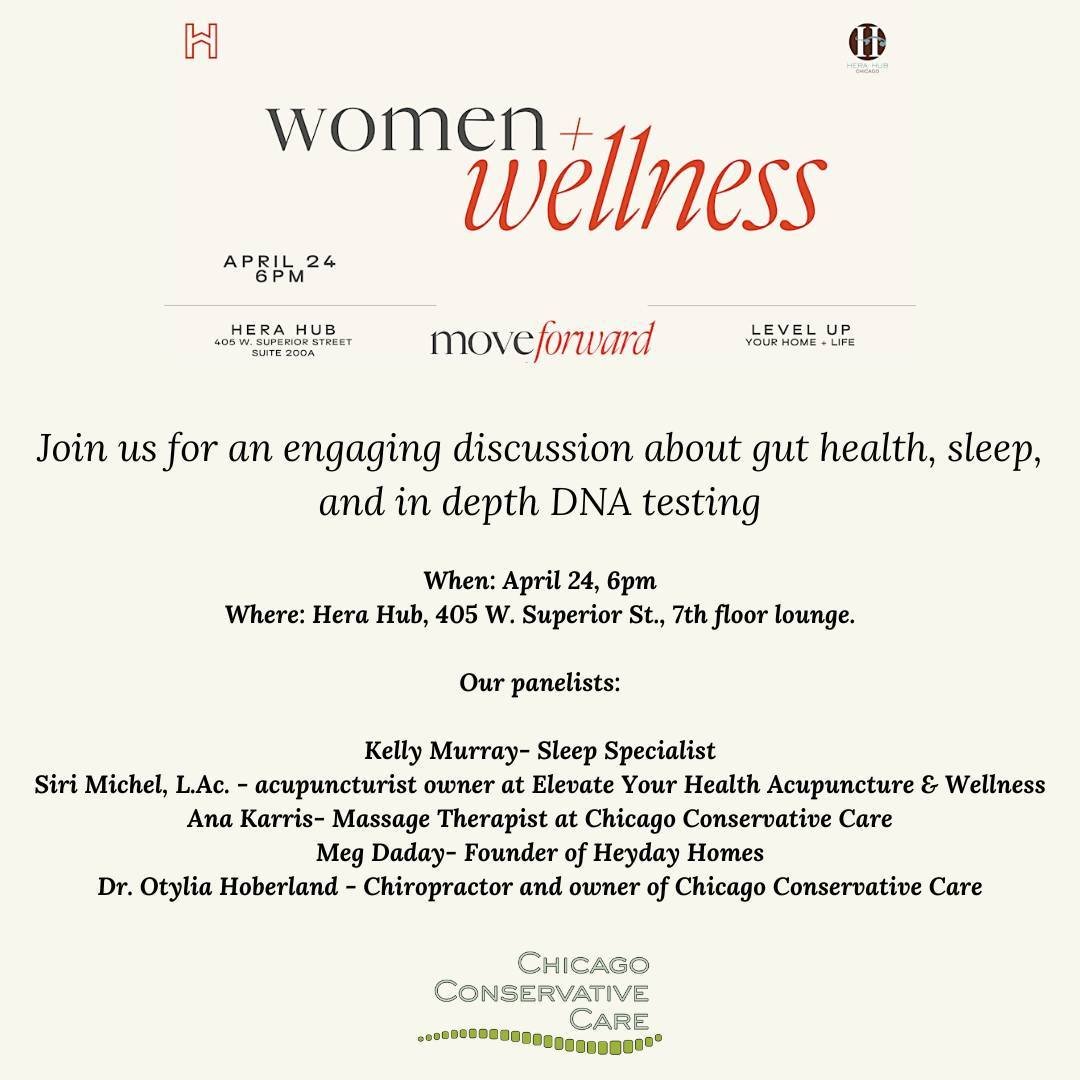Calling all women!! Join us on Wednesday evening for an interesting conversation around functional medicine with wonderful panelists including your favorite providers from Chicago Conservative Care! Copy the link in the comments to sign up!

#chicago