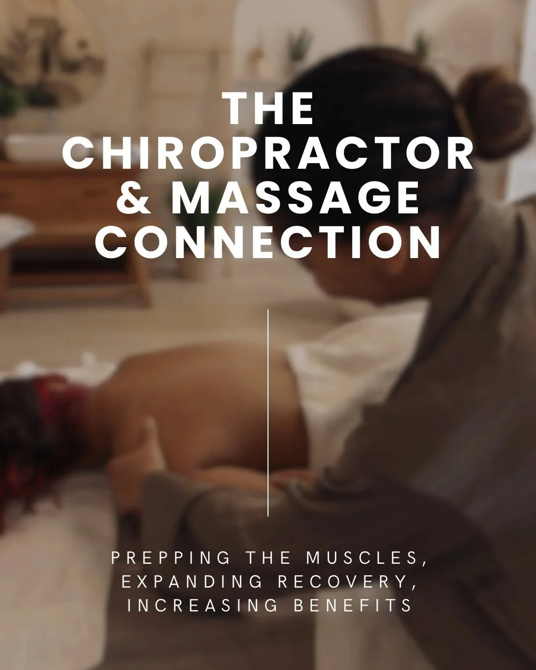 Our approach to the adjustment-massage connection at Chicago Conservative Care is rooted in the evidence behind what both modalities are proven to do. 

We know what adjustments are for just as much as we know when massage is needed and we use them a