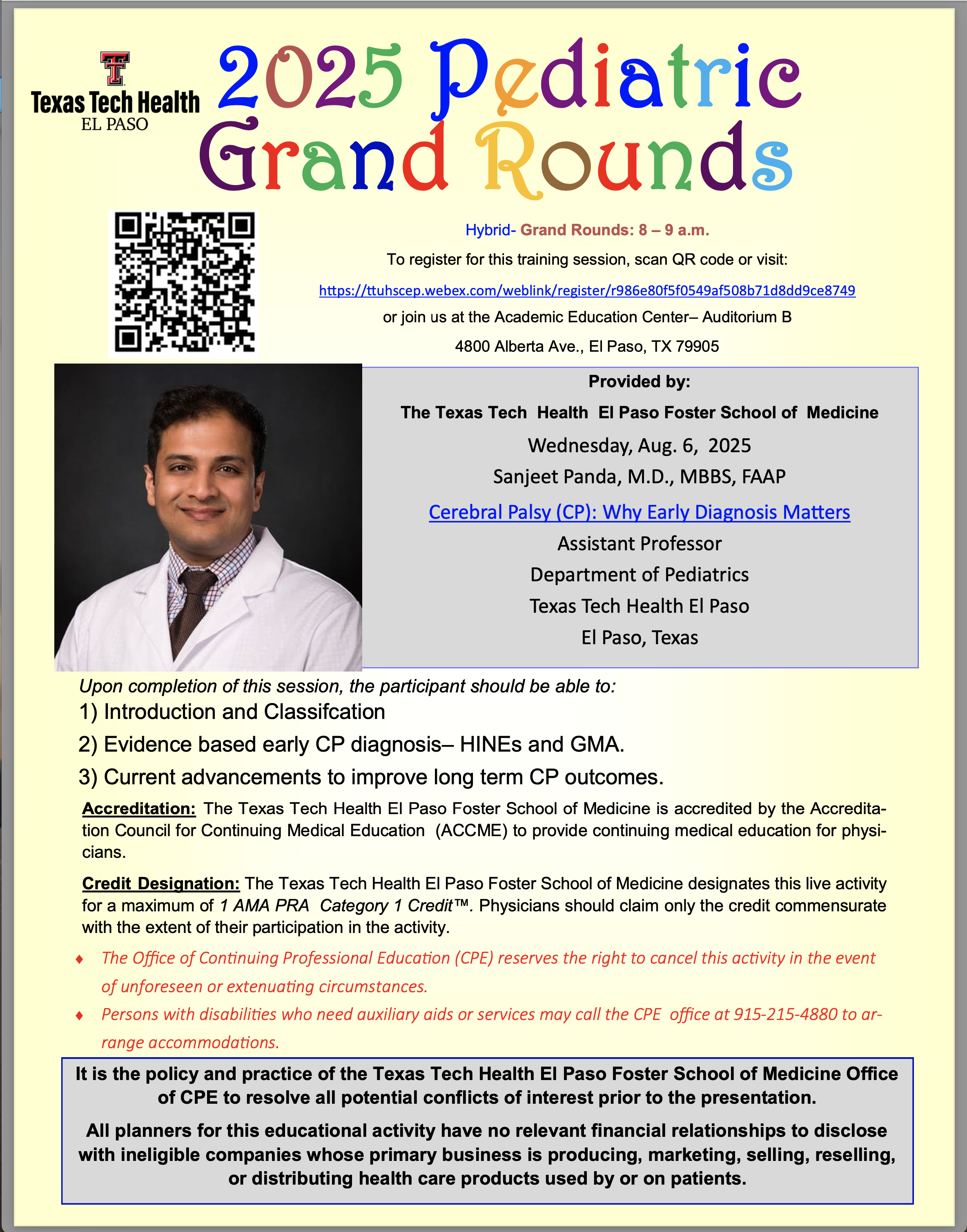 2025 Pediatric Grand Rounds