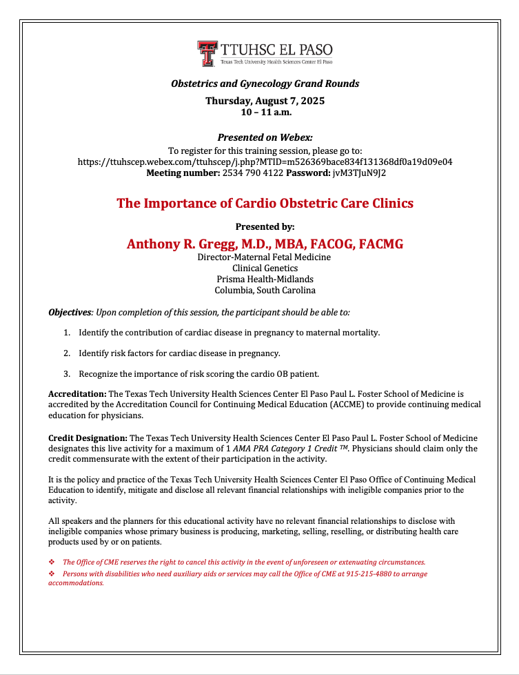 The Importance of Cardio Obstetric Care Clinic