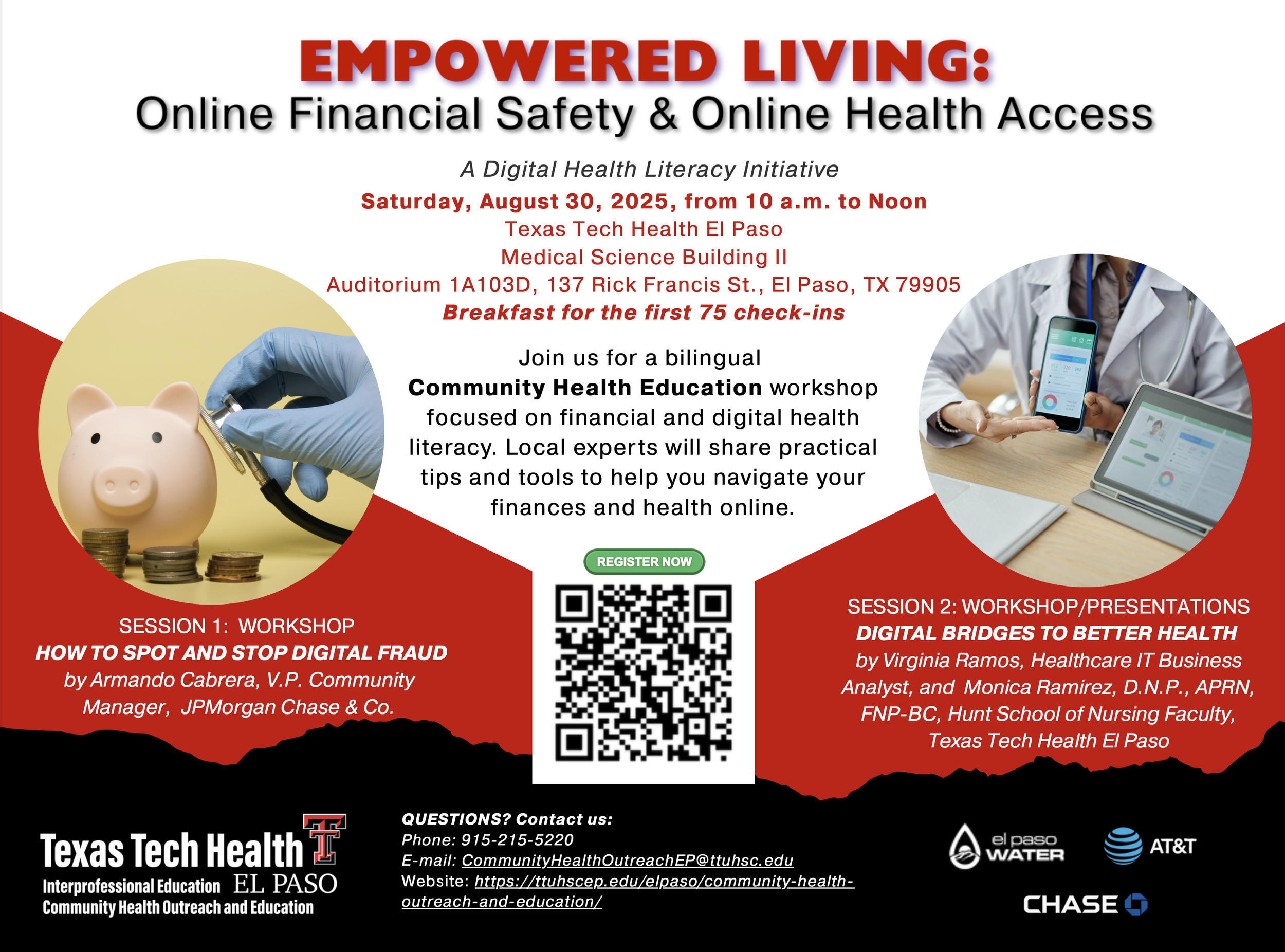 Empowered Living: Online Financial Safety & Online Health Access