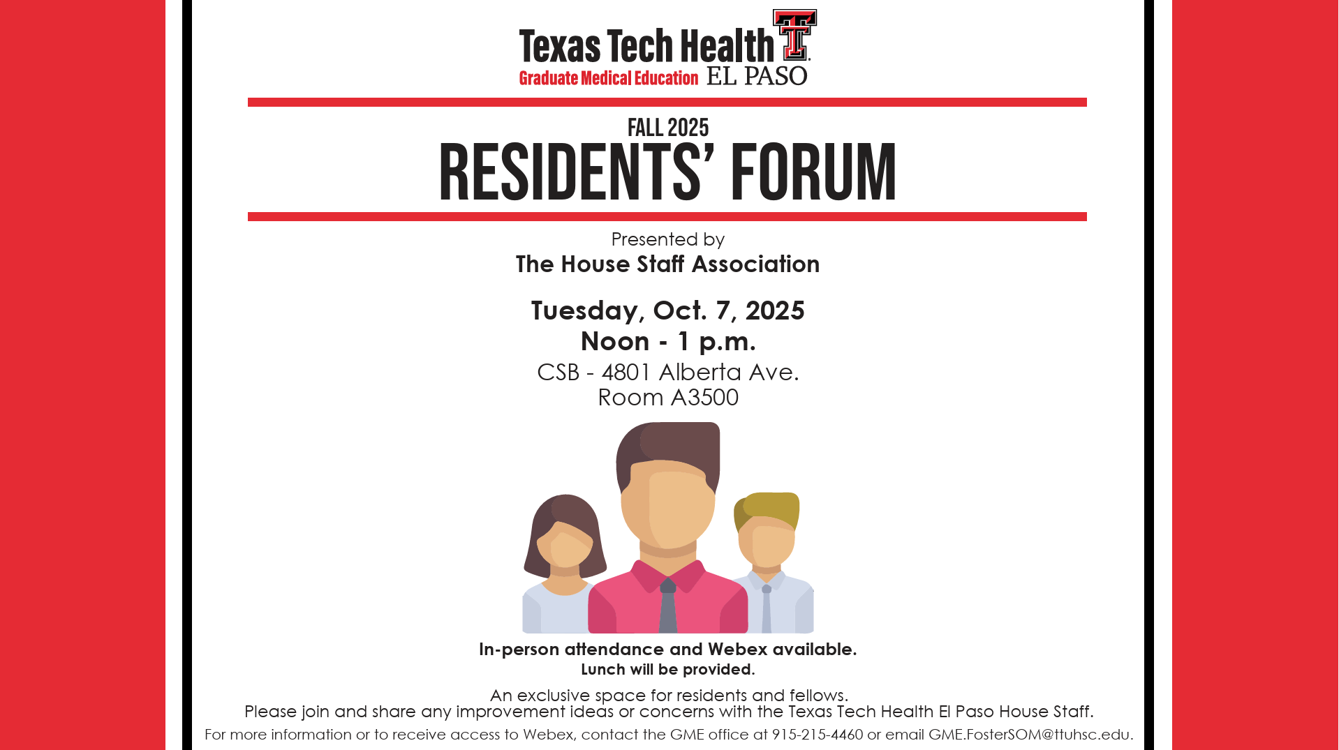 Fall 2025 Residents' Forum