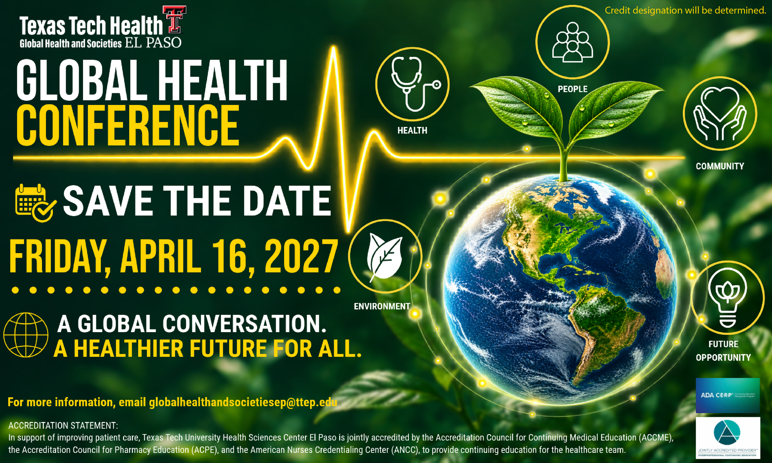 Save The Date: Global Health Conference
