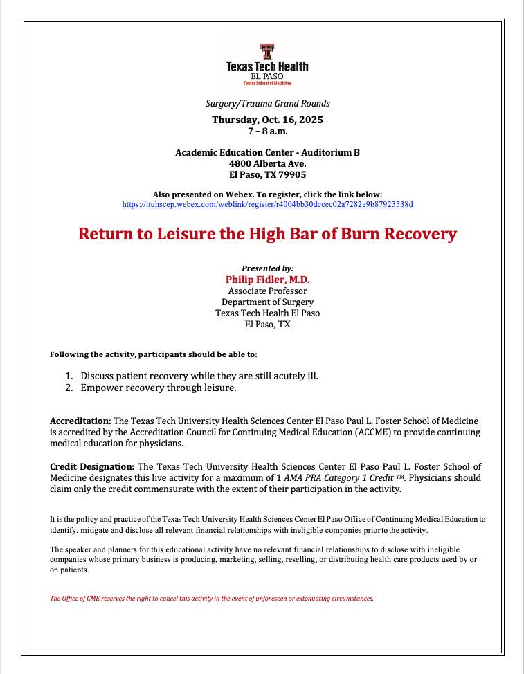 Surgery/Trauma Rounds