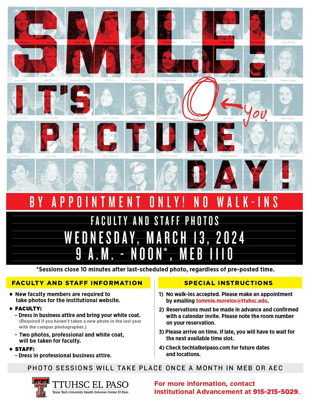 Photo day flyer.