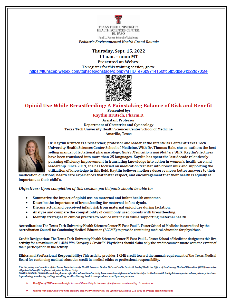 PEHGR flyer.