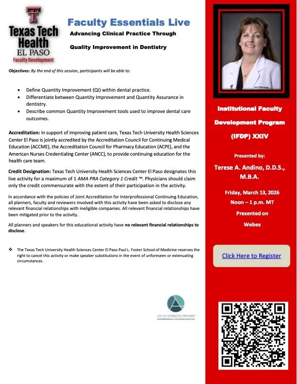 Faculty Essentials Live