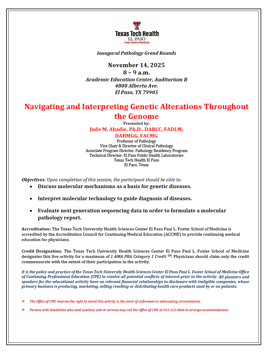 Pathology Grand Rounds