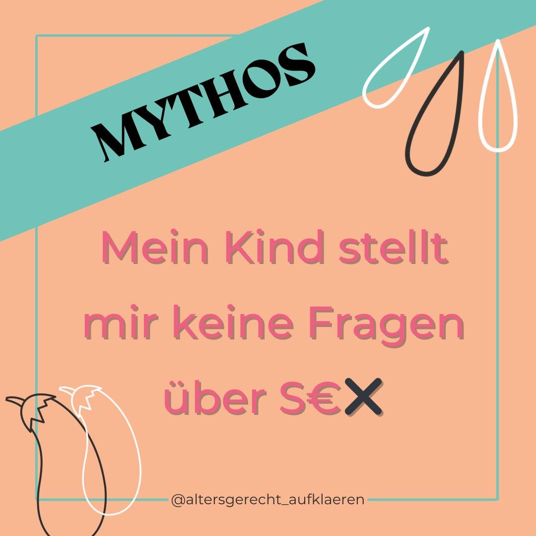 ⚠️Zeit, mit einem Mythos aufzukl&auml;ren! Nur, weil dein (Pre-)Teen dir keine Fragen zu S&euro;✖️ &amp; Co. stellt, hei&szlig;t es nicht, dass es nicht interessiert oder nicht bereit ist...

⛔ Und dann zu warten, bis es auf dich selbst zukommt, ist 