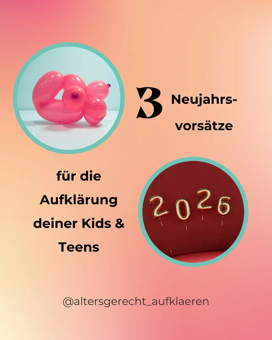 🙈Ja, ich wei&szlig;, Neujahrsvors&auml;tze k&ouml;nnen sich schneller in Luft verwandeln als man denkt...ABER‼️wenn du wirklich daf&uuml;r brennst, deine Kids &amp; Teens altersgerecht aufzukl&auml;ren, kann das geschmeidiger laufen als gedacht.

🫣